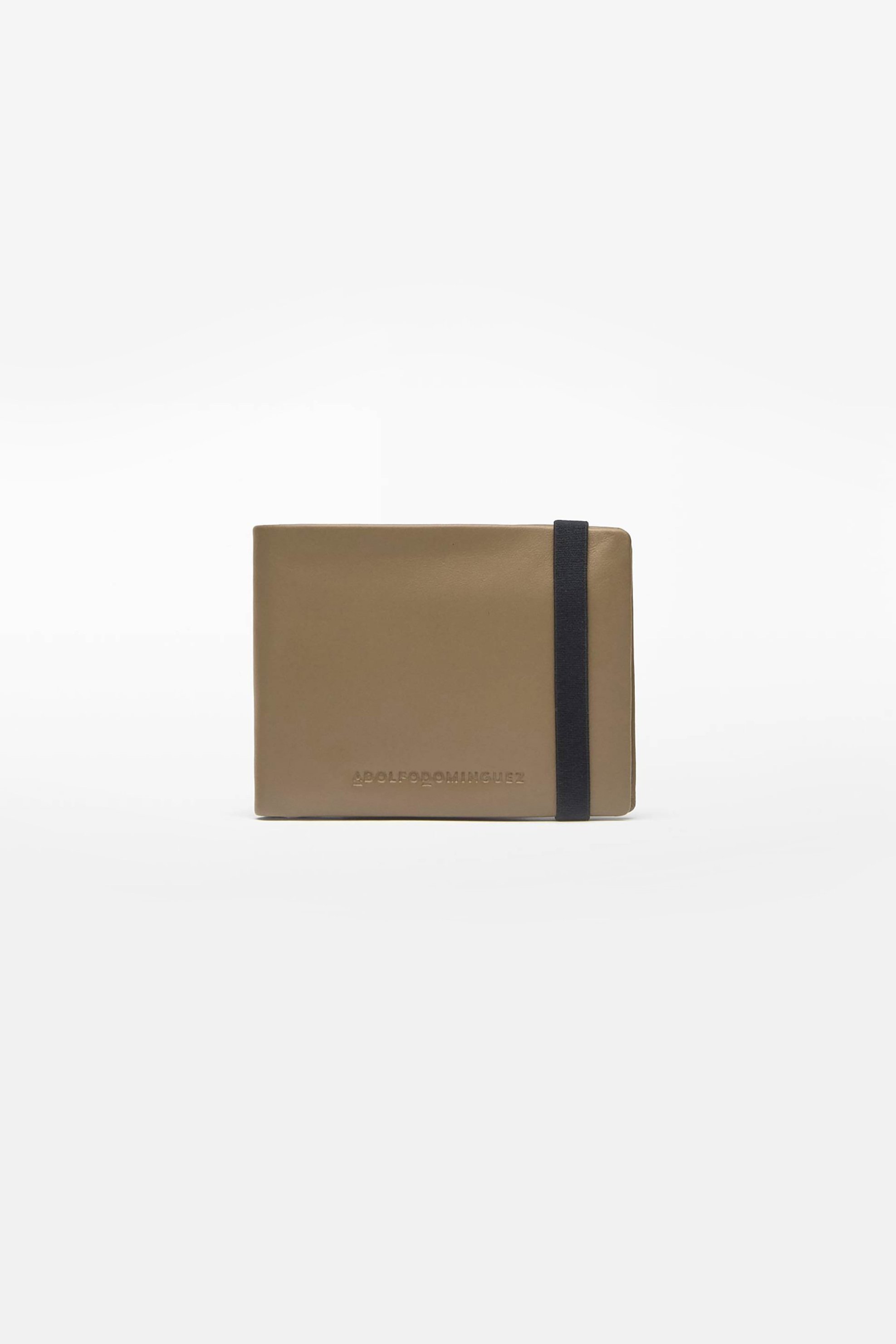 ADOLFO DOMINGUEZ Adolfo Domínguez ανδρικό δερμάτινο πορτοφόλι - 131031124 Λαδί
