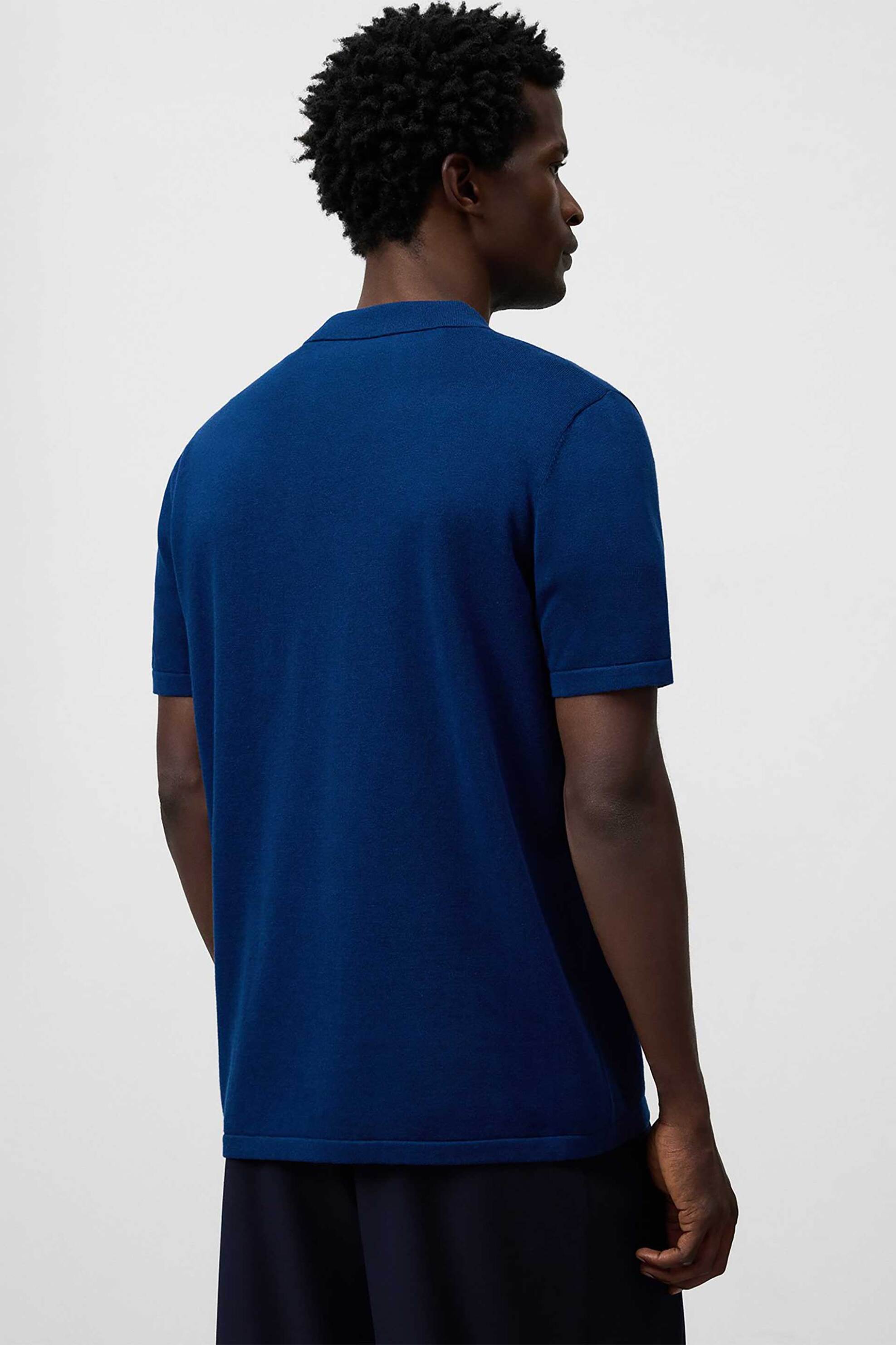 Adolfo Domínguez ανδρική μπλούζα πόλο Regular Fit - 174011861 Μπλε Σκούρο φωτογραφία