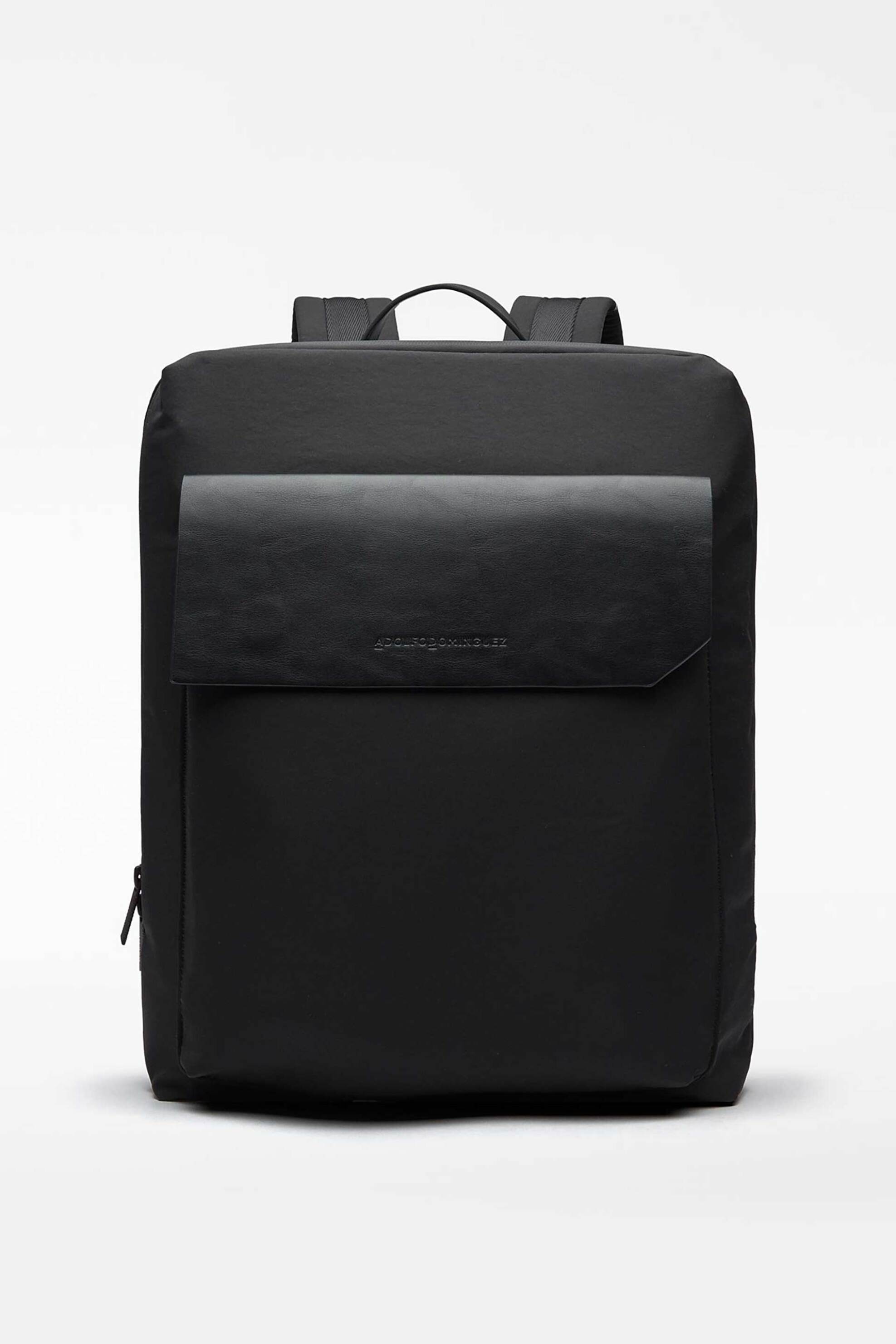 Adolfo Domínguez ανδρικό backpack με λογότυπο - 112011054 Μαύρο