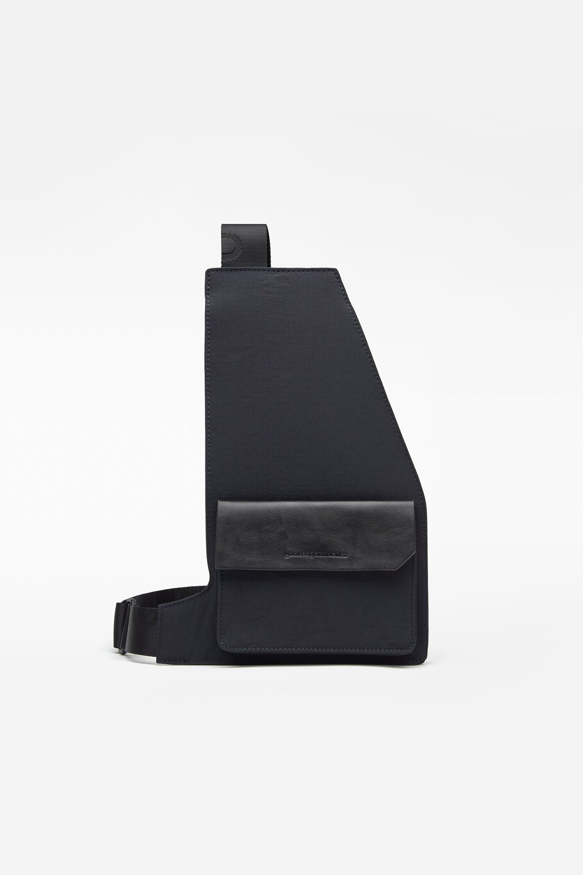 Adolfo Domínguez ανδρικό τσαντάκι crossbody μονόχρωμο - 112072450 Σκούρο Μπλε