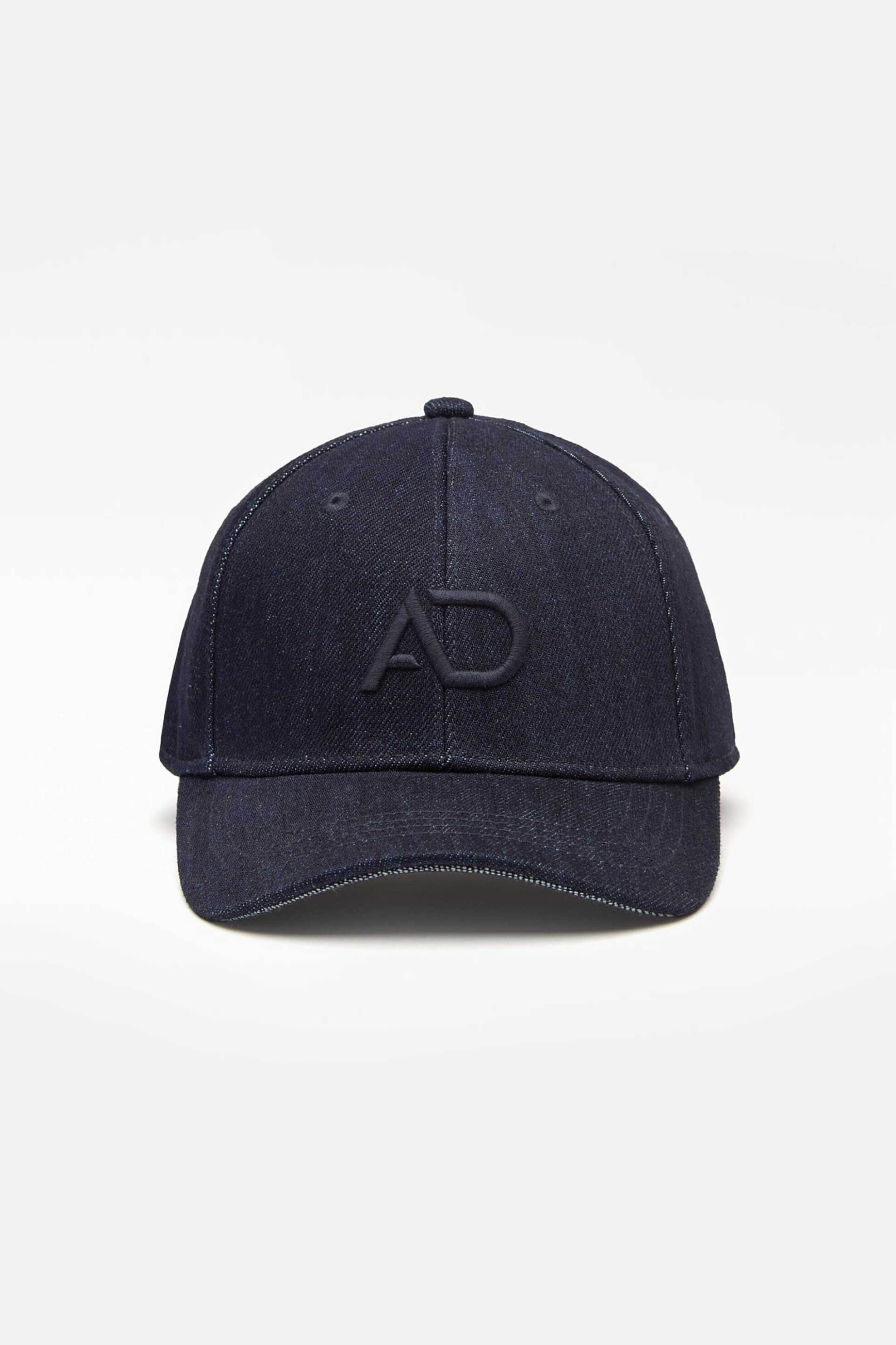 Adolfo Domínguez ανδρικό καπέλο με λογότυπο - 145011028 Denim Blue Σκούρο