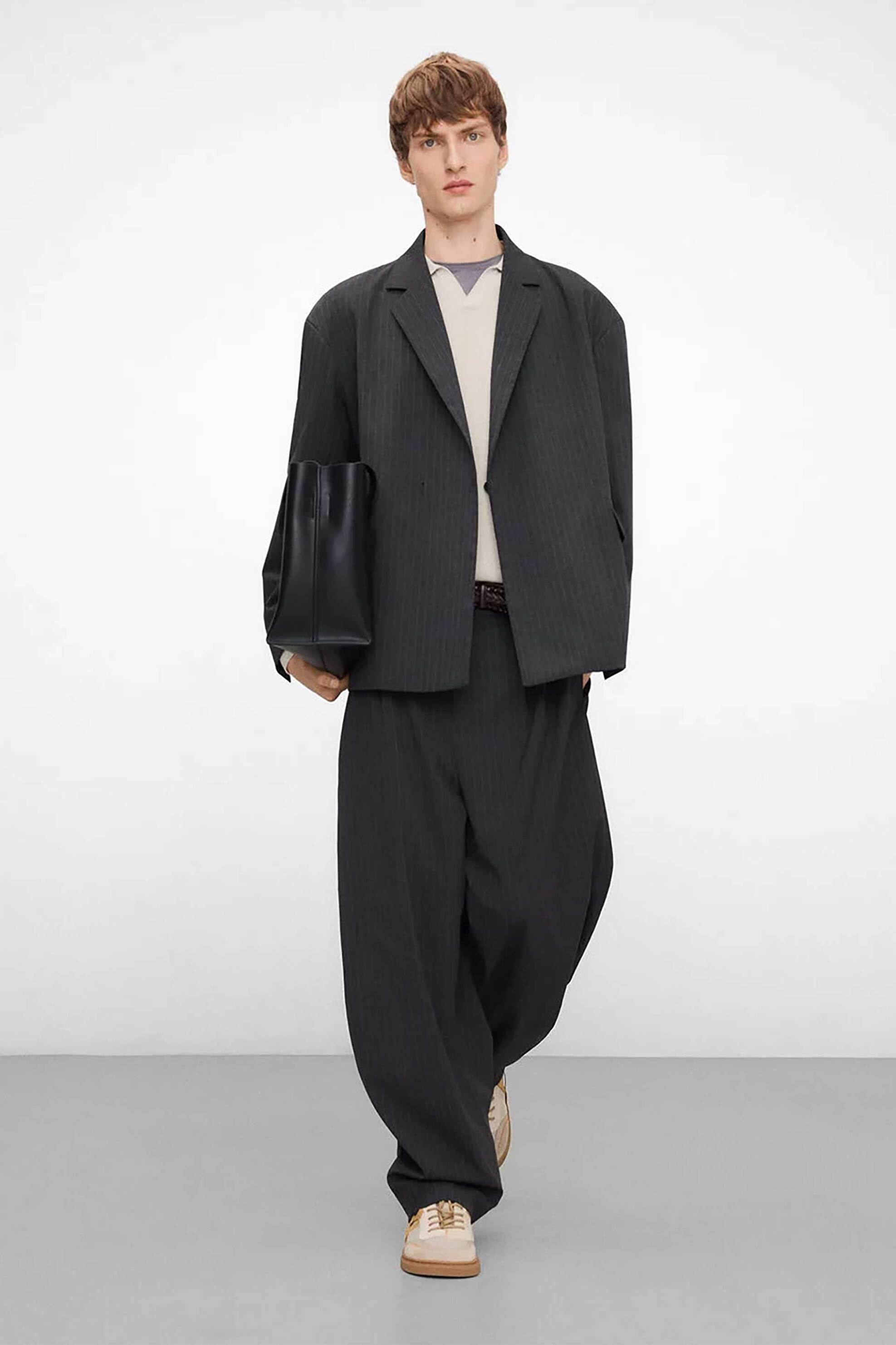 Adolfo Domínguez ανδρική μπλούζα πόλο Regular Fit - 151031192 Μπεζ φωτογραφία