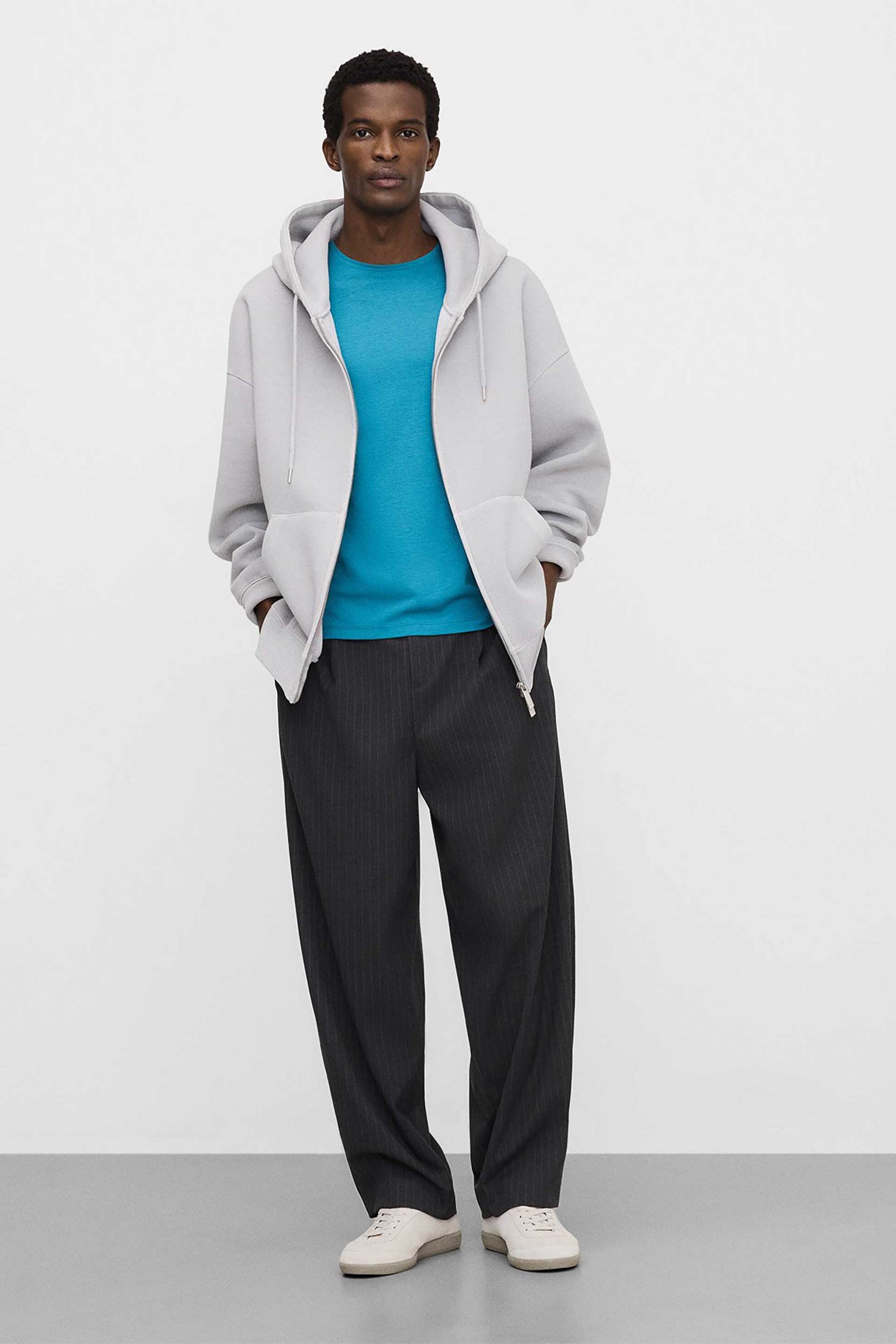 Adolfo Domínguez ανδρικό T-shirt μονόχρωμο - 172061203 Τυρκουάζ φωτογραφία