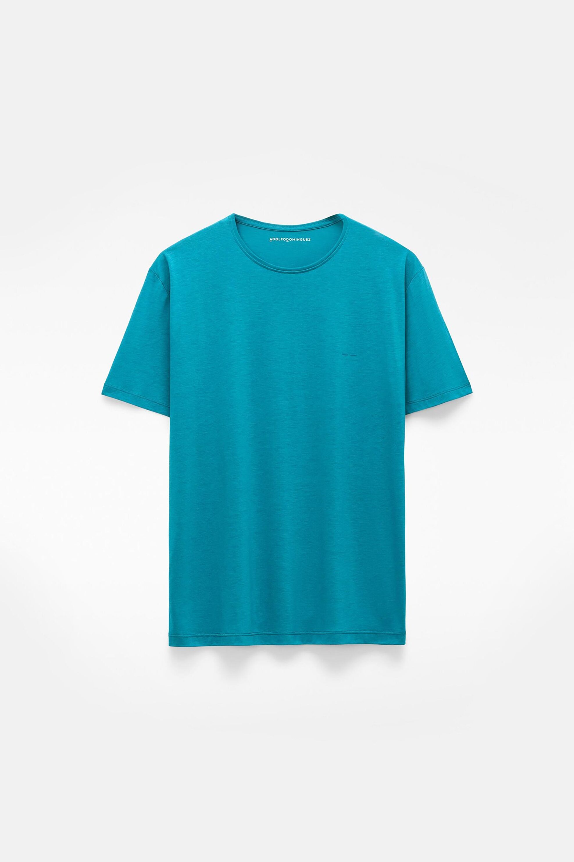 Adolfo Domínguez ανδρικό T-shirt μονόχρωμο - 172061203 Τυρκουάζ φωτογραφία