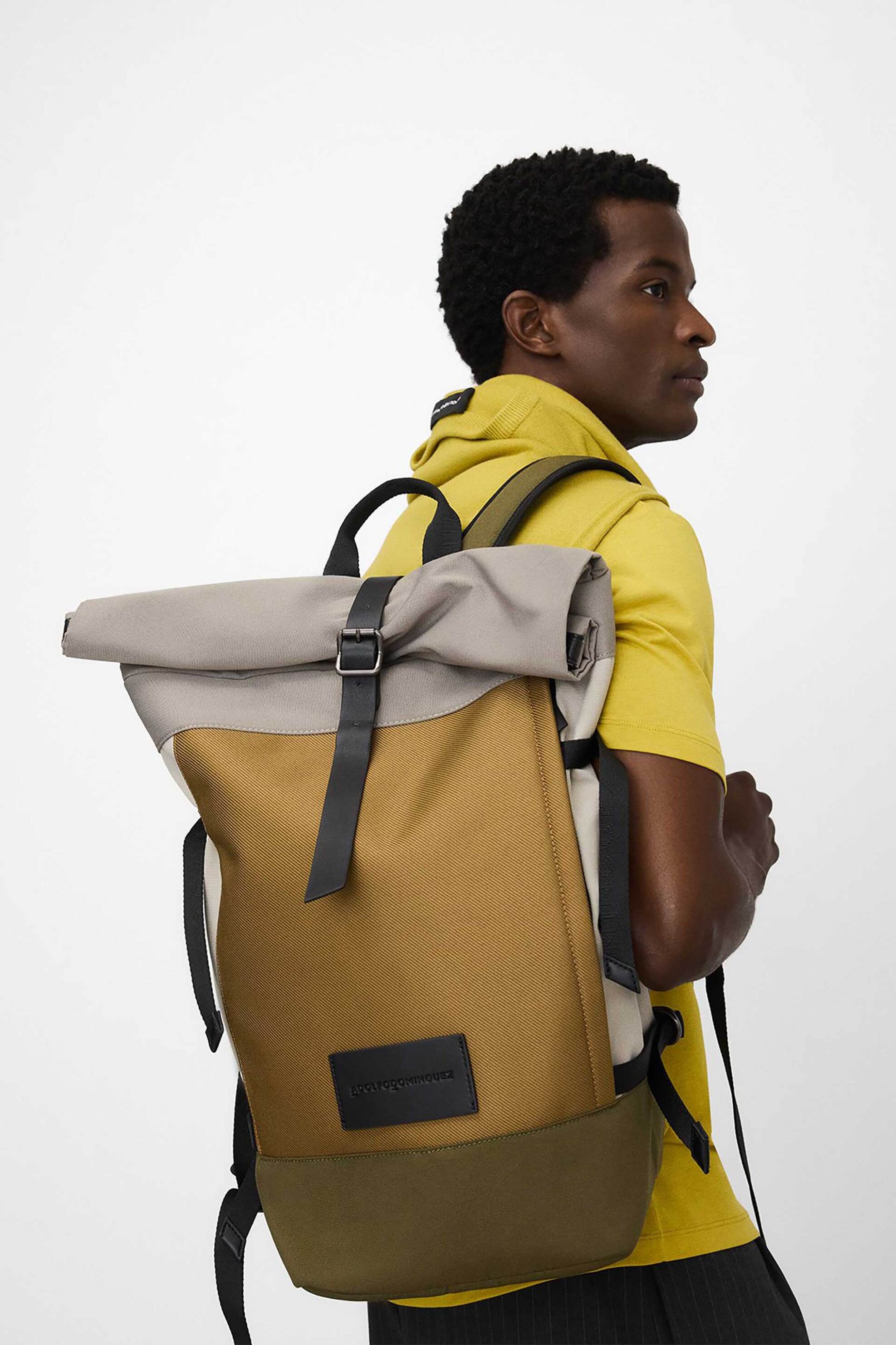 Adolfo Domínguez Ανδρικό Backpack με Λογότυπο - 112021589 Πολύχρωμο