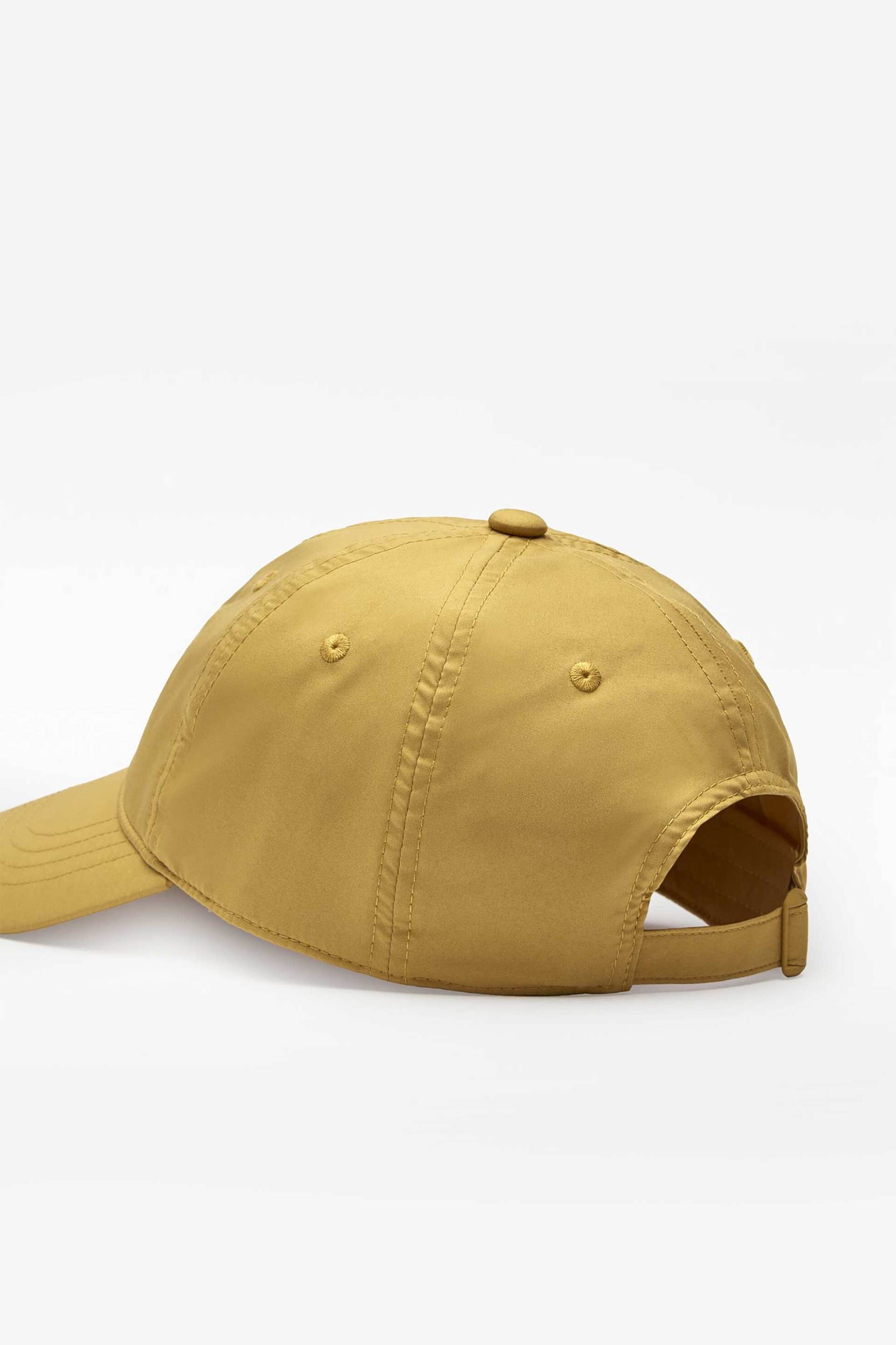 Adolfo Domínguez Ανδρικό Καπέλο Jockey με Κεντημένο Monogram Στο Πλάι - 145081951 Μουσταρδί