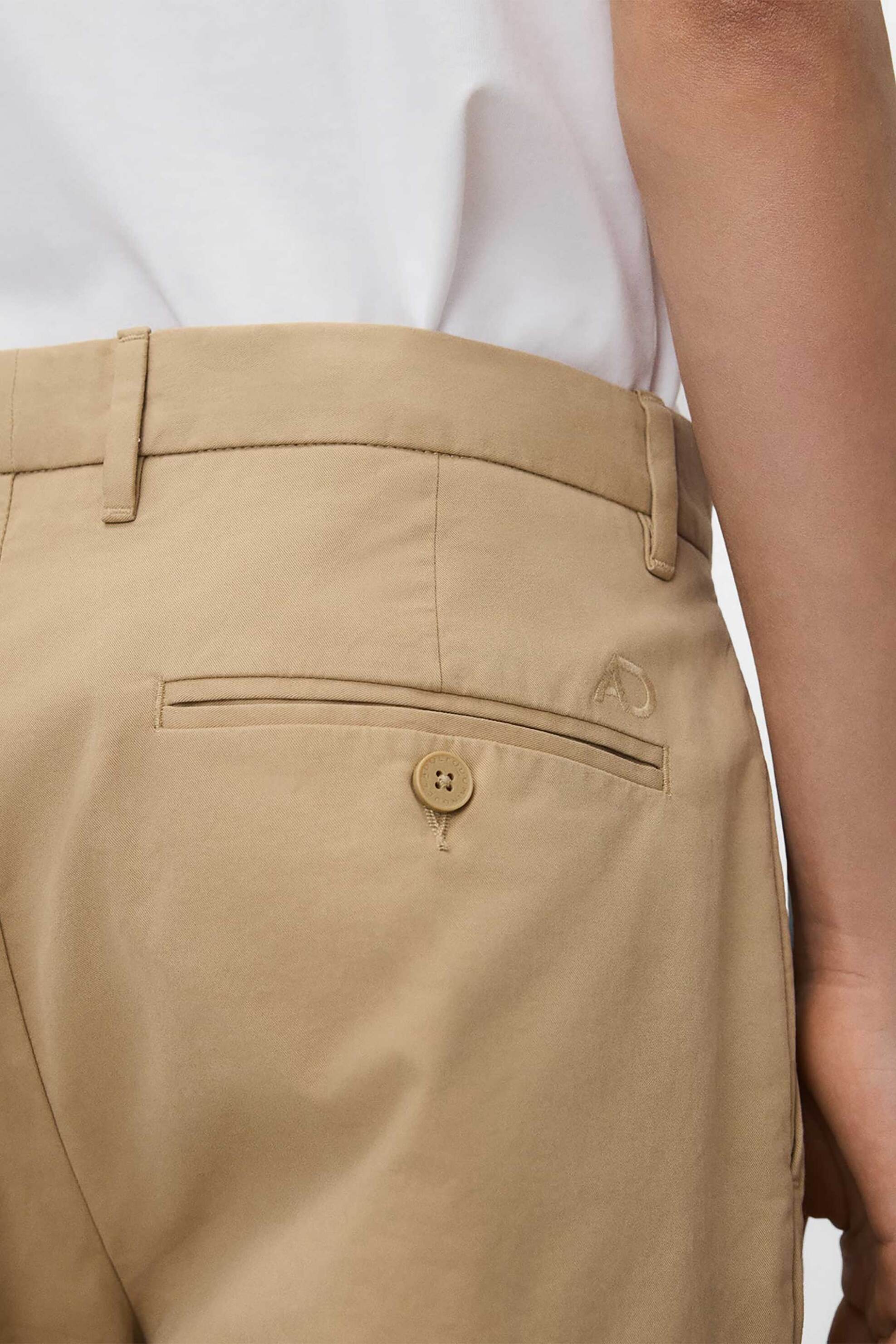 Adolfo Domínguez Ανδρικό Παντελόνι Chino Regular Fit - 168561036 Μπεζ