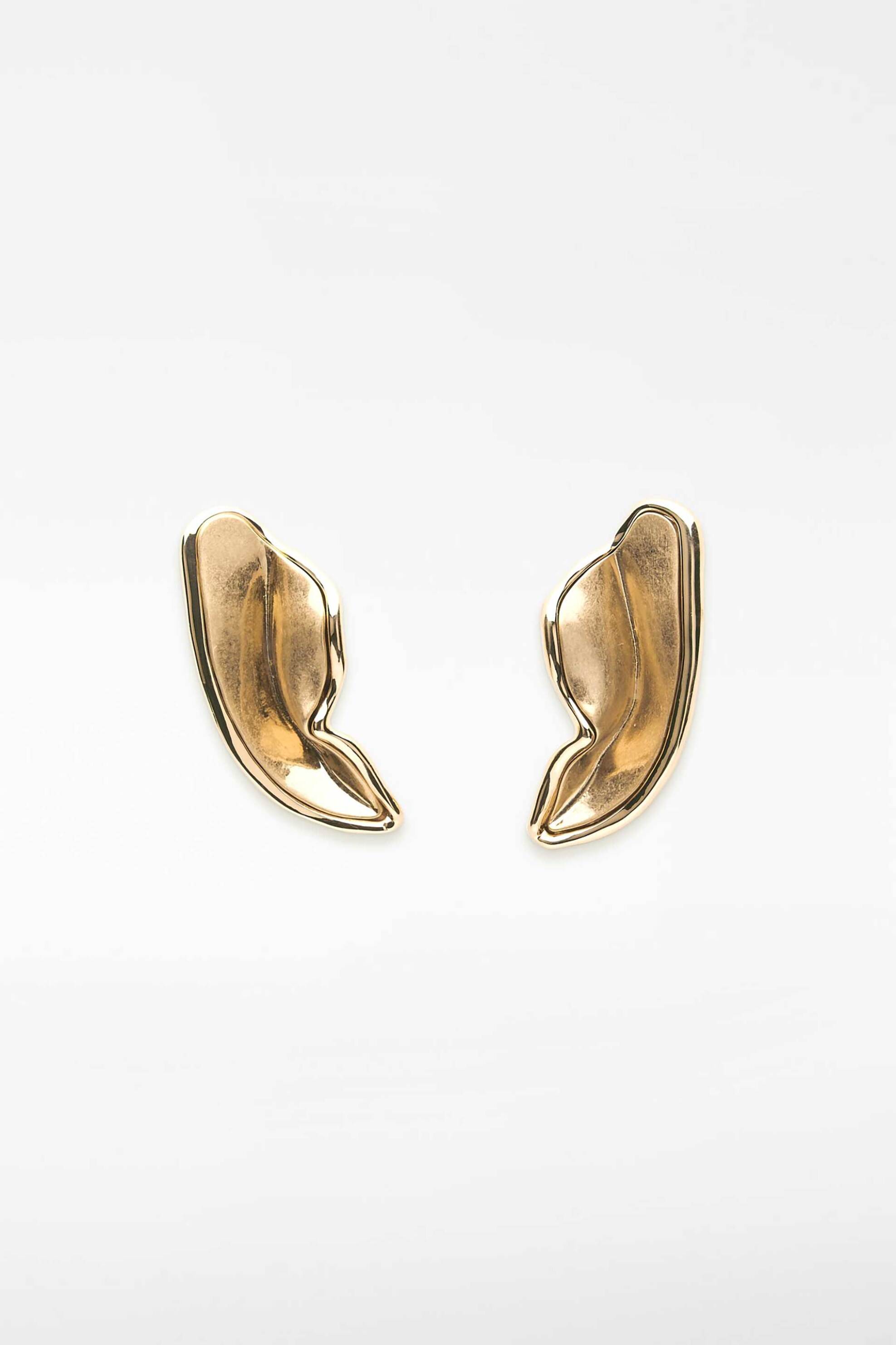 Adolfo Domínguez γυναικεία σκουλαρίκια σε σχήμα φύλλου - 259212069 Χρυσό