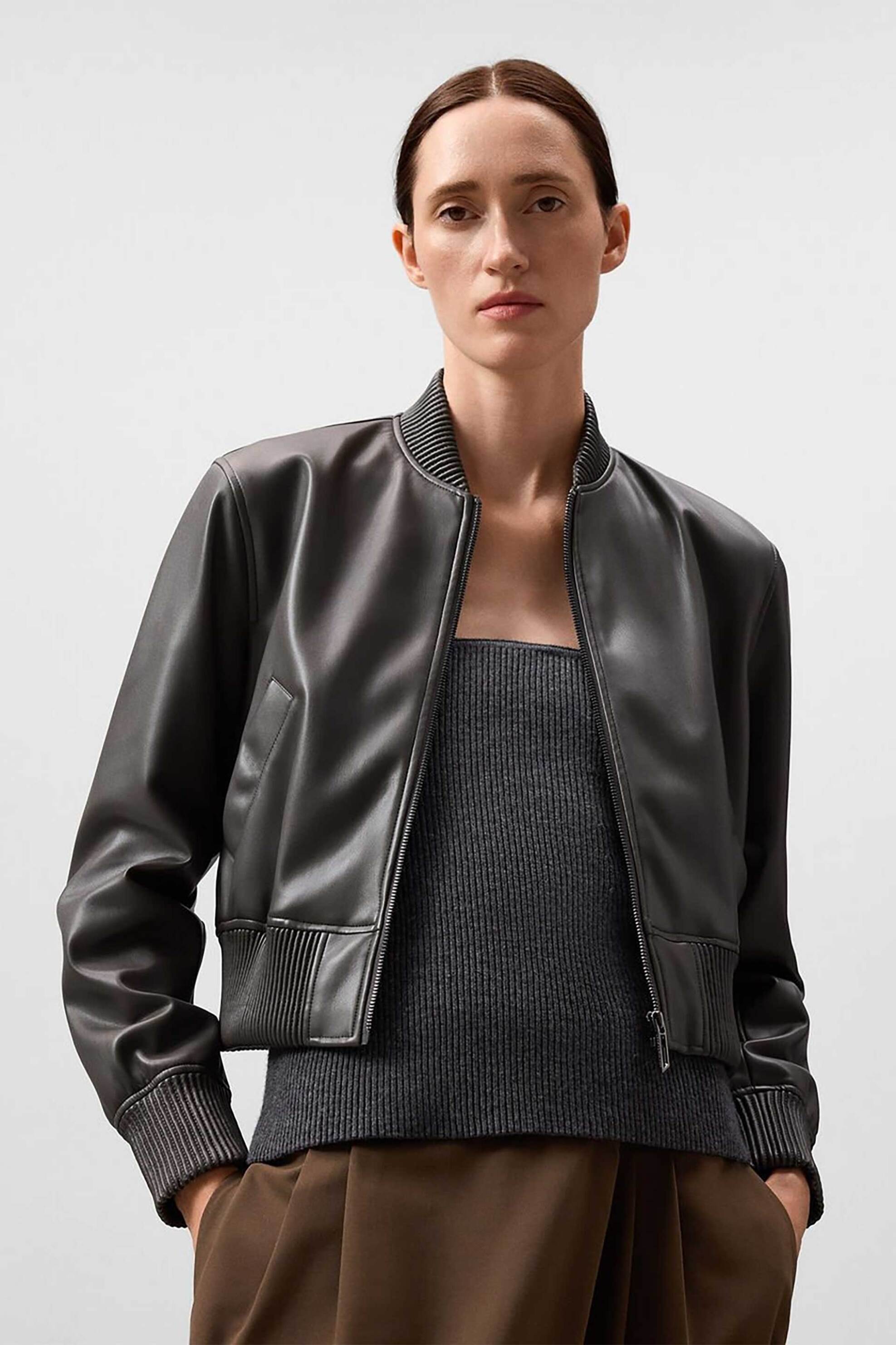 ADOLFO DOMINGUEZ Adolfo Domínguez γυναικείο μπουφάν bomber - 275032783 Καφέ