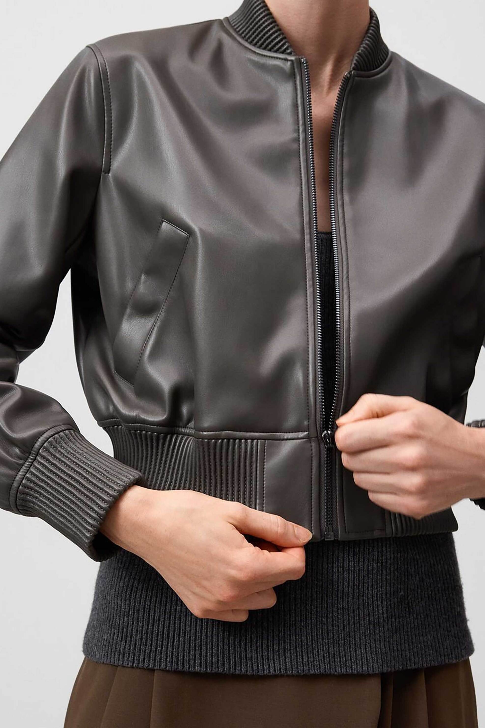 Adolfo Domínguez γυναικείο μπουφάν bomber - 275032783 Καφέ φωτογραφία