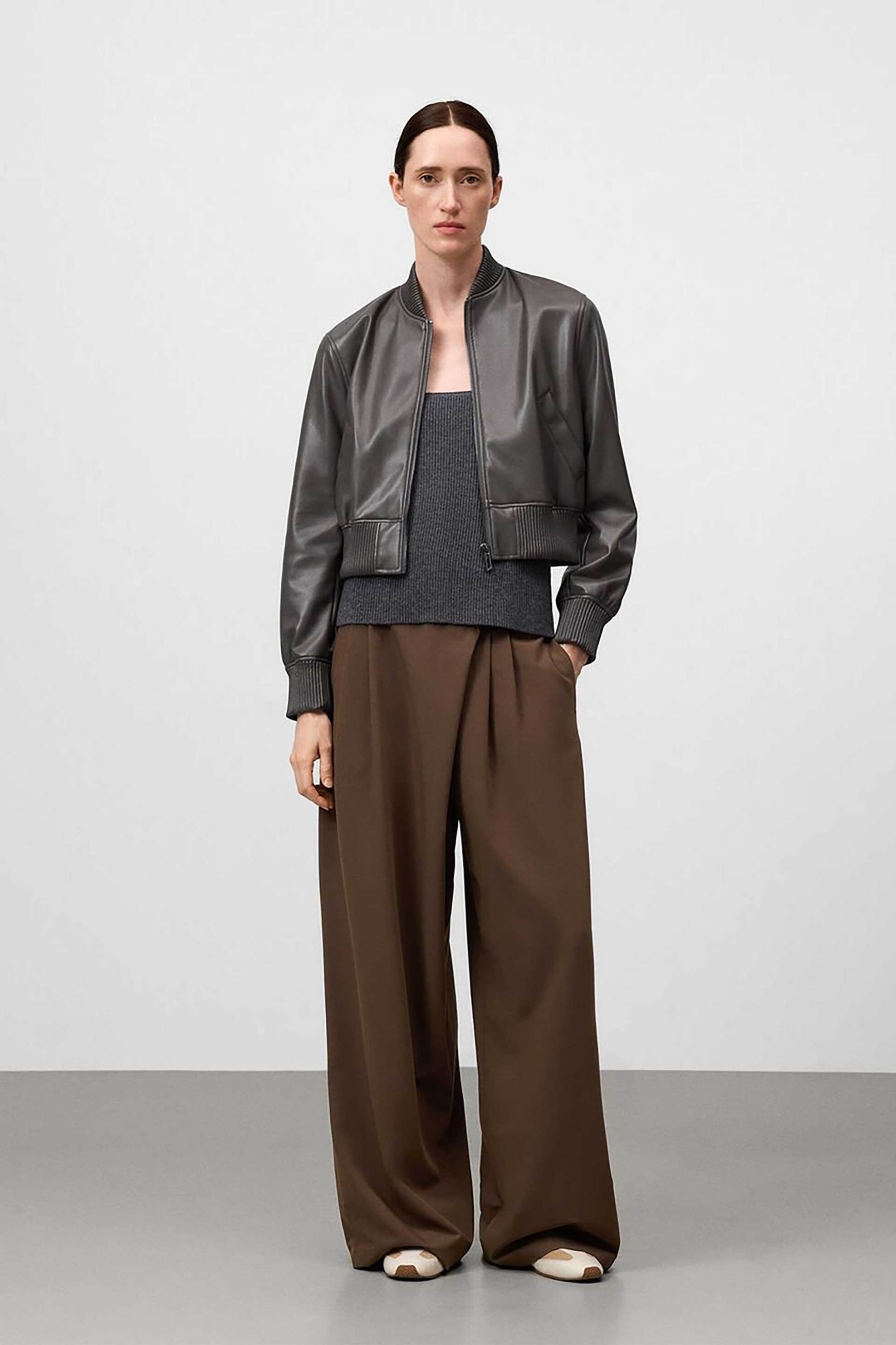 Adolfo Domínguez γυναικείο μπουφάν bomber - 275032783 Καφέ φωτογραφία