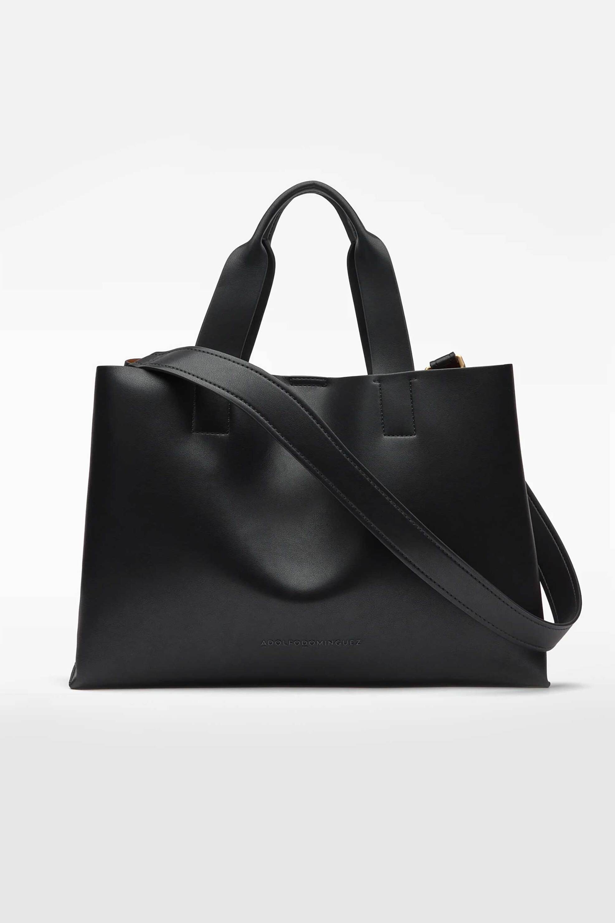 ADOLFO DOMINGUEZ Adolfo Domínguez γυναικεία τσάντα shopper μονόχρωμη 