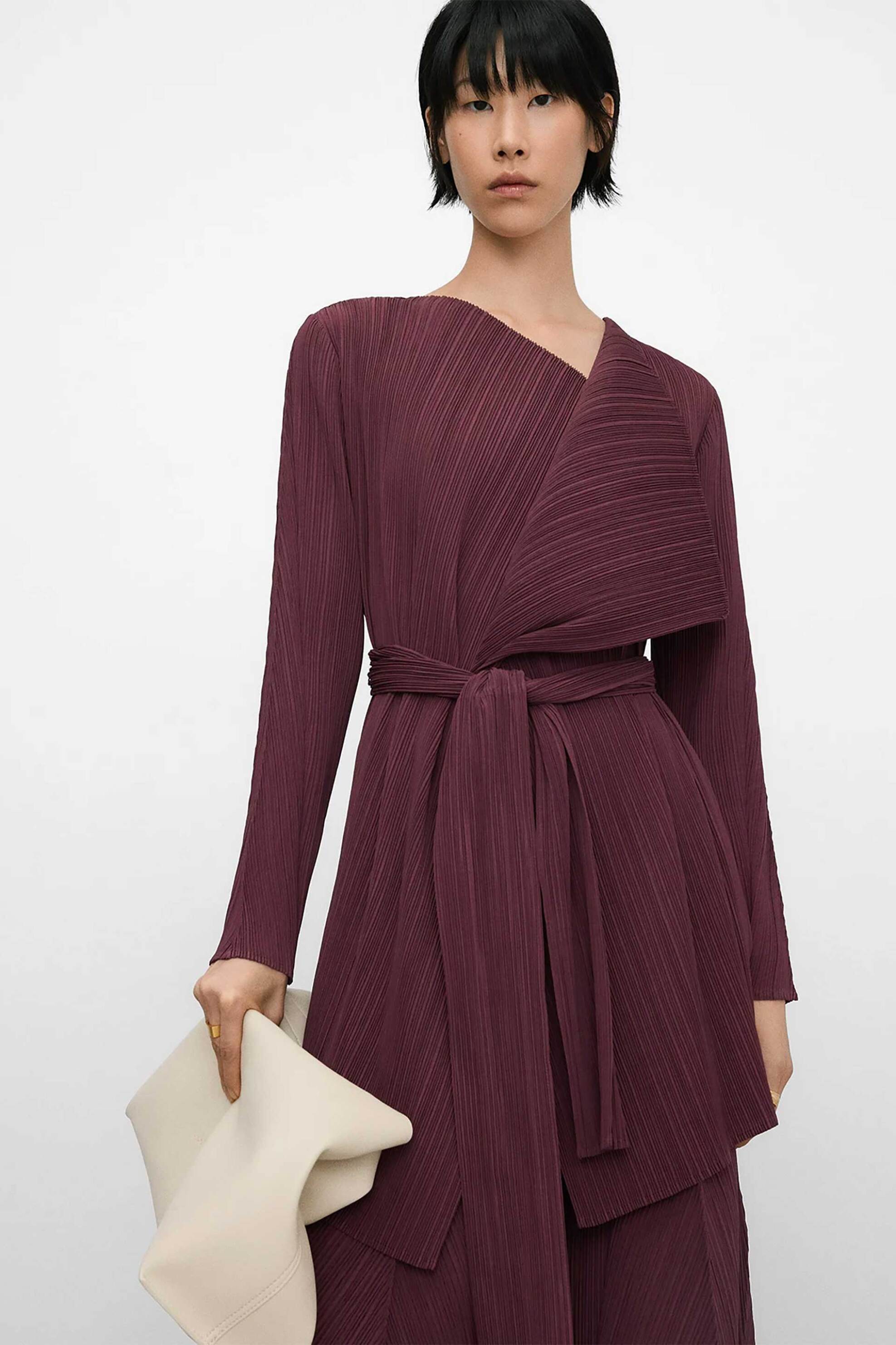 Adolfo Domínguez γυναικείο jacket με τσαλακωμένη όψη - 236021388 Μοβ