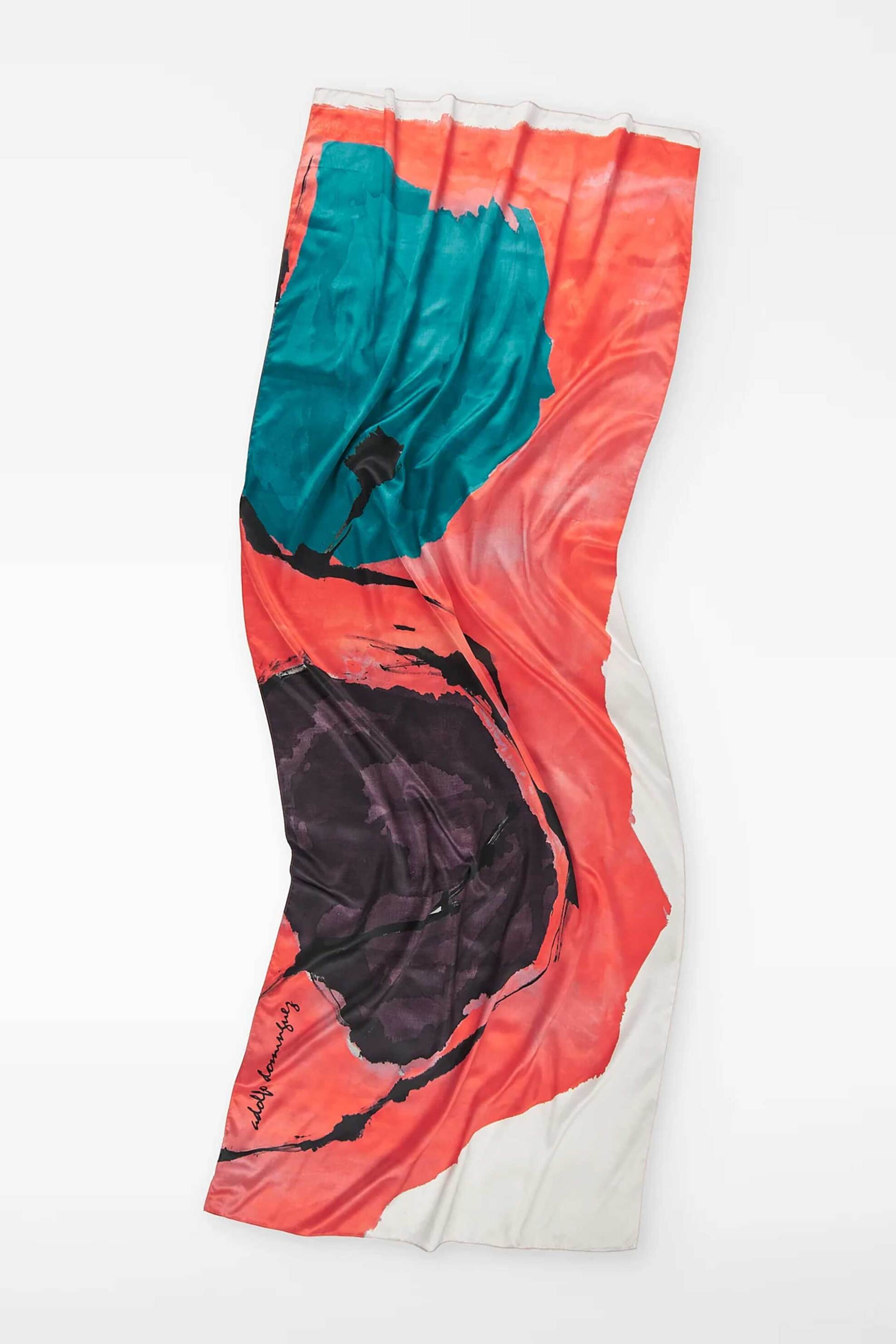 ADOLFO DOMINGUEZ Adolfo Domínguez γυναικείο φουλάρι με all-over print - 244041122 Κόκκινο