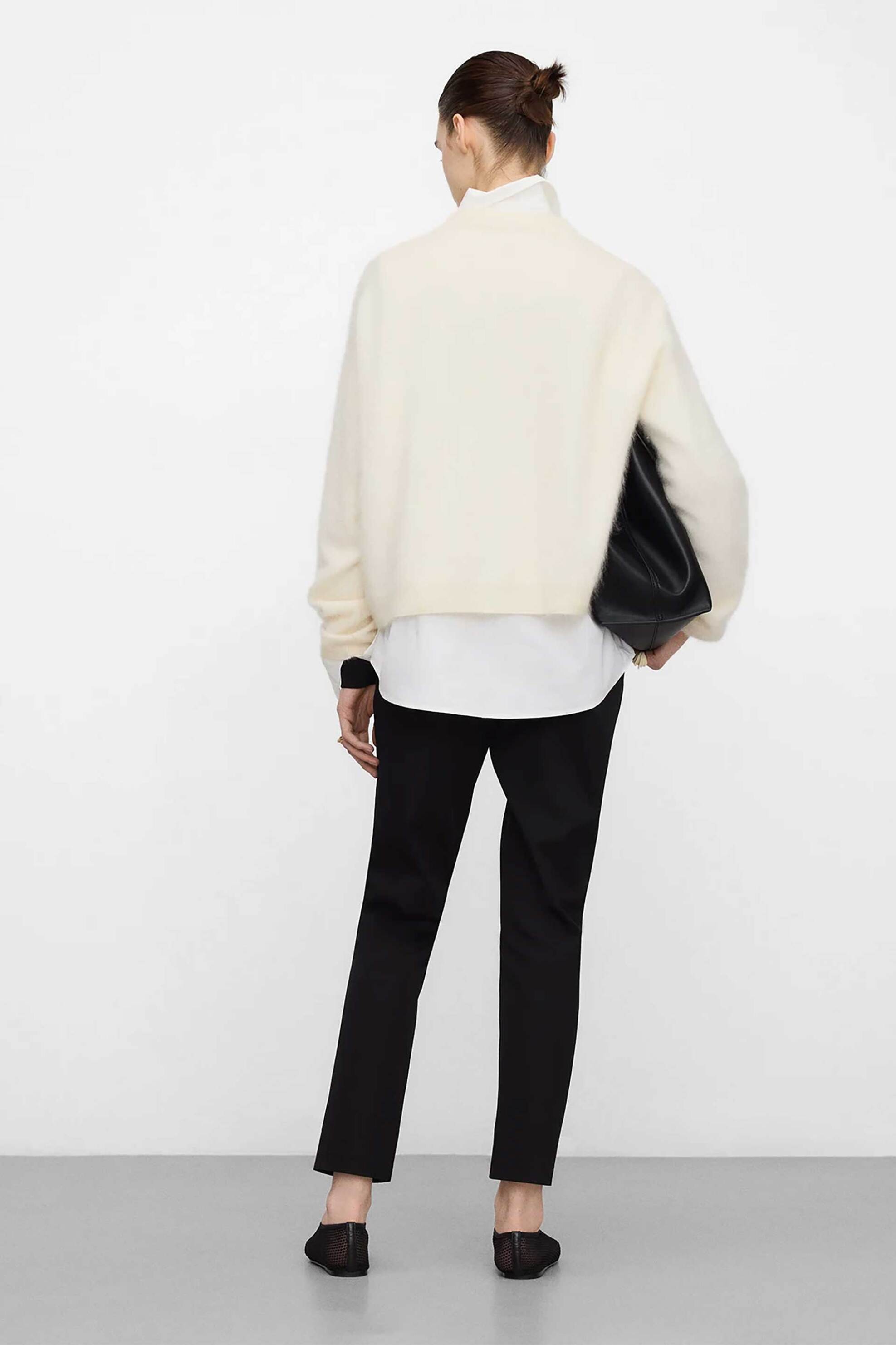 Adolfo Domínguez Γυναικείο Παντελόνι Slim Fit - 268011127 Μαύρο