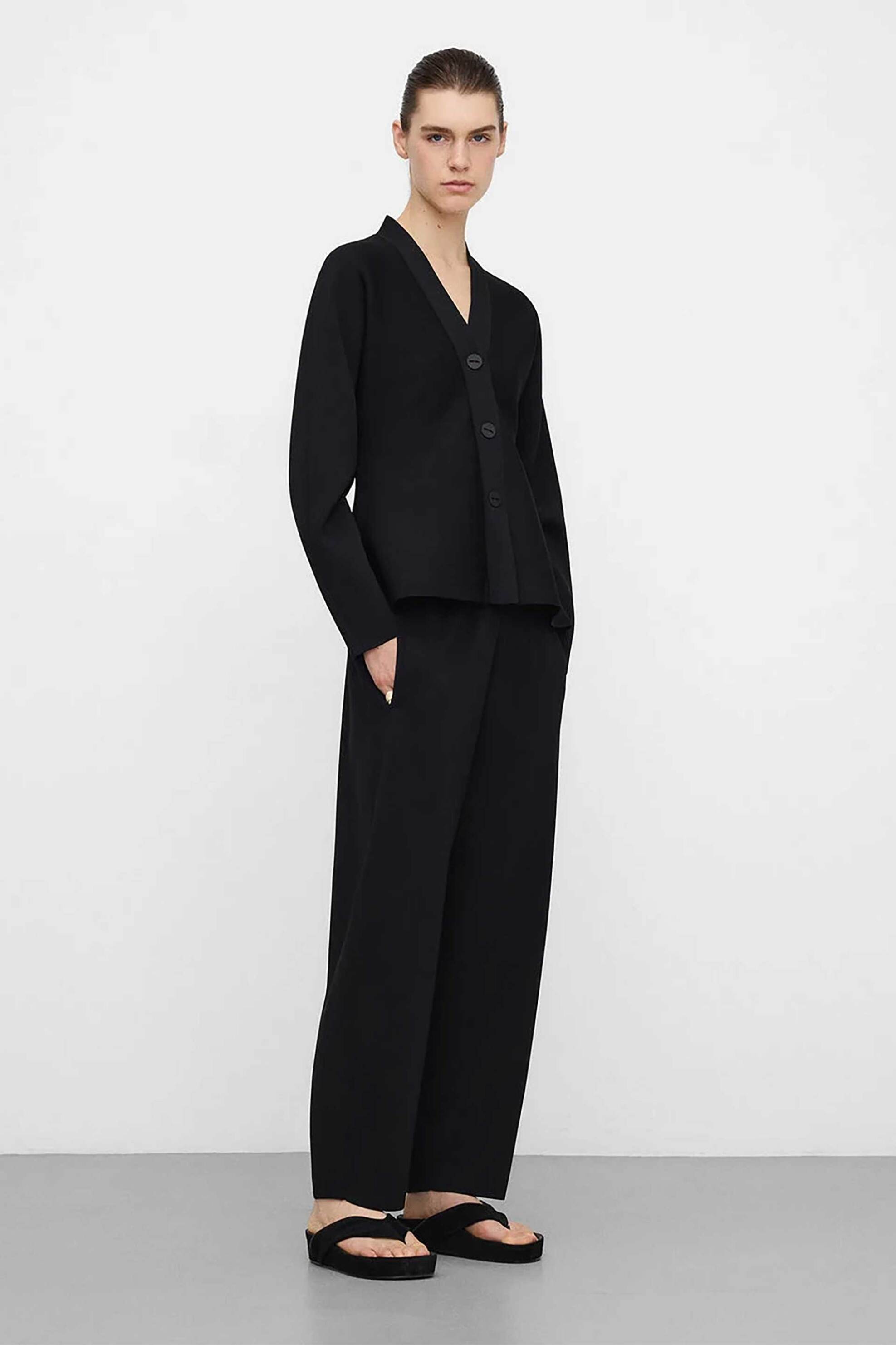 ADOLFO DOMINGUEZ Adolfo Domínguez γυναικείο παντελόνι Barrel Fit - 269031074 Μαύρο