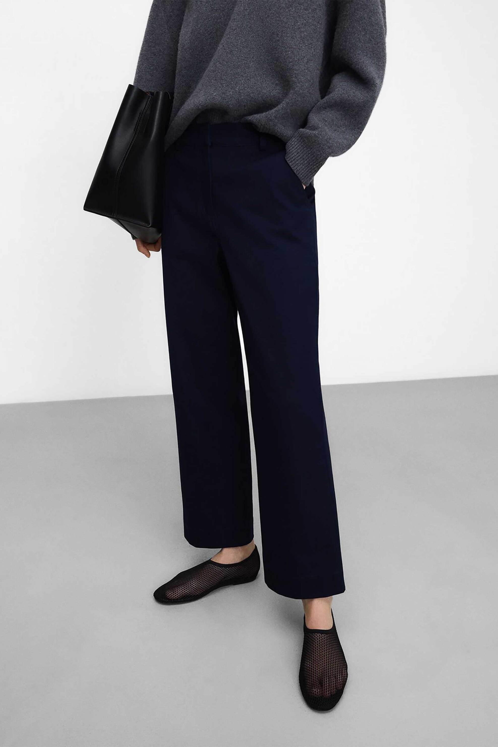 ADOLFO DOMINGUEZ Adolfo Domínguez γυναικείο παντελόνι chinos Straight Fit - 268072385 Μπλε - 2