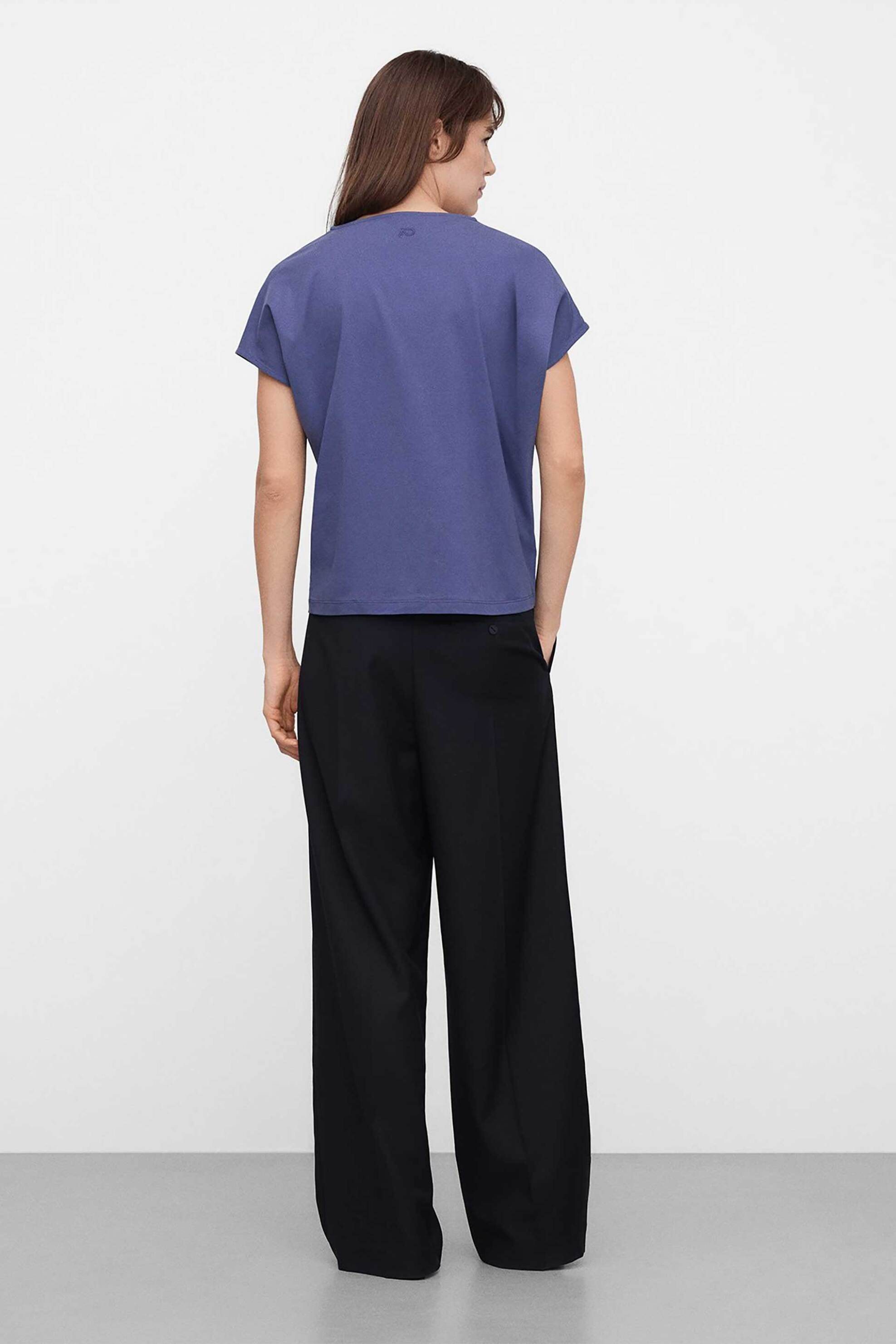 ADOLFO DOMINGUEZ Adolfo Domínguez γυναικείο Τ-Shirt με boat λαιμόκοψη - 272072488 Μπλε - 3
