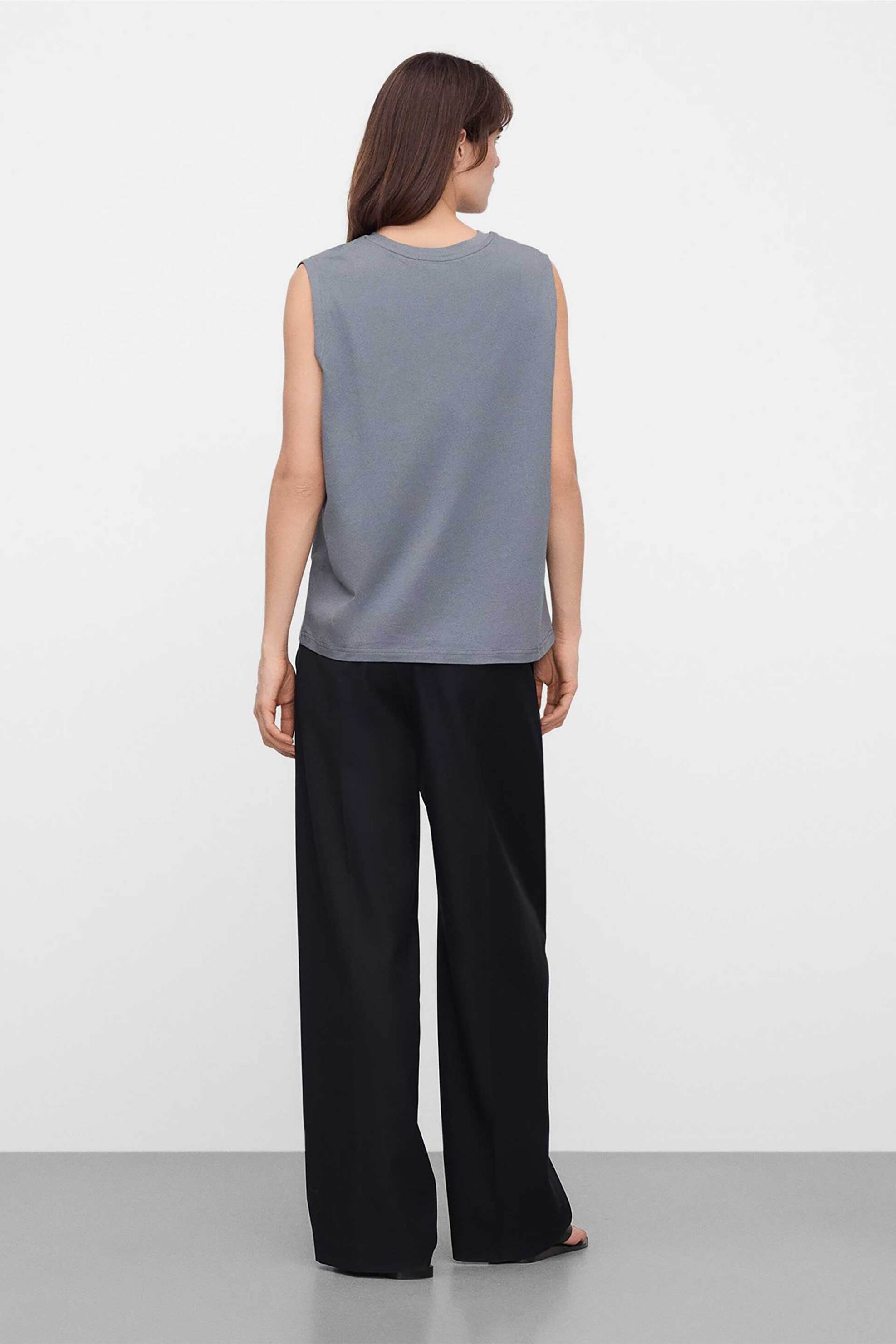 ADOLFO DOMINGUEZ Adolfo Domínguez γυναικείο τοπ αμάνικο - 272082487 Μπεζ - 3