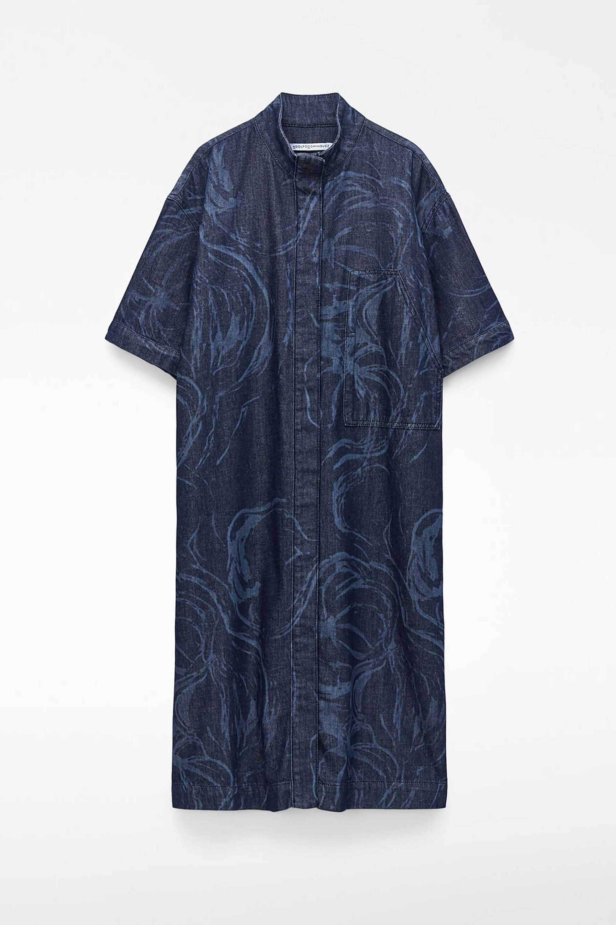 Adolfo Domínguez Γυναικείο Mini Φόρεμα Denim - 292102391 Μπλε