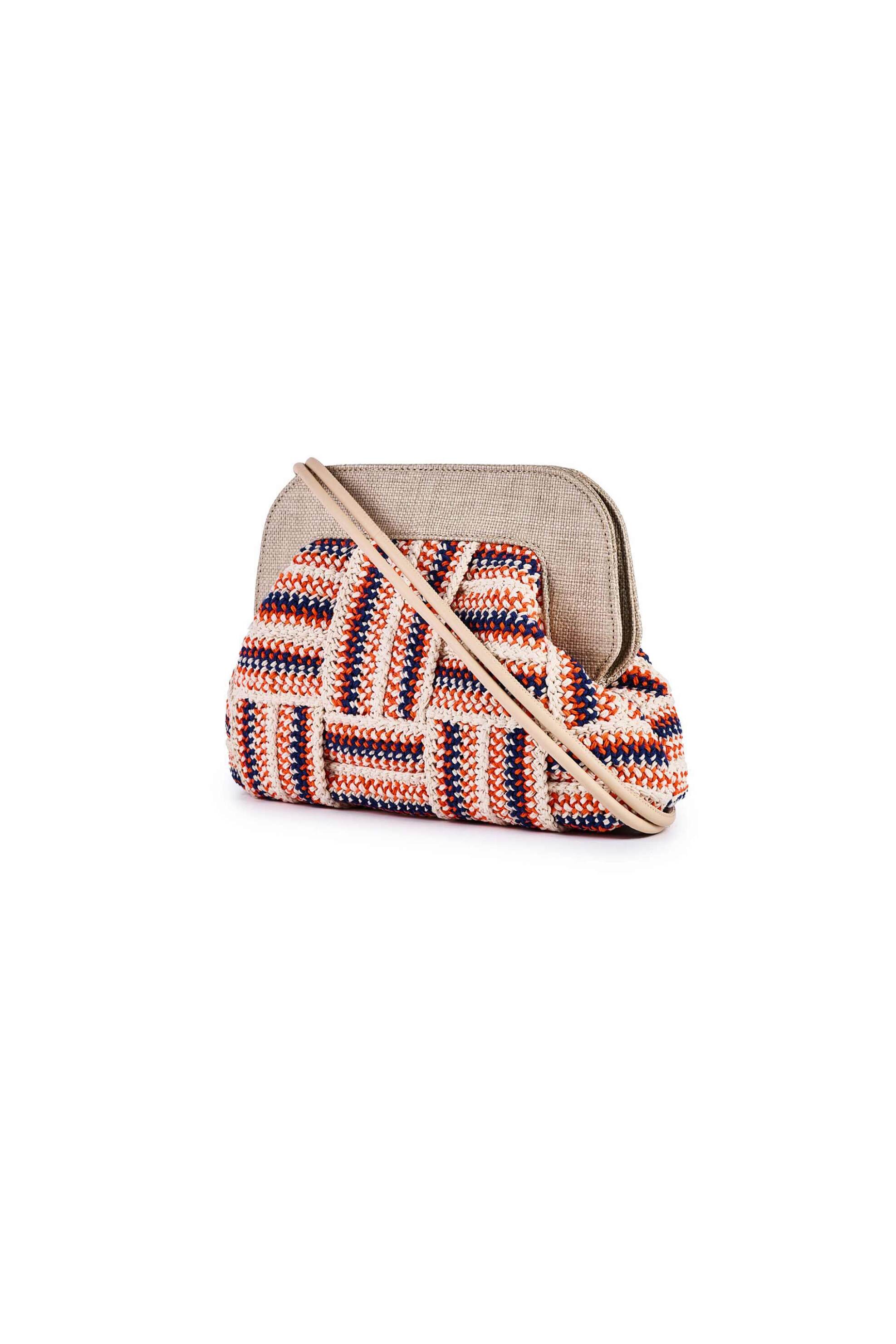 ViaMailBag γυναικεία χειροποίητη τσάντα clutch "Dalia Multi" - DALIA/MULTI/SS25 Μπεζ φωτογραφία