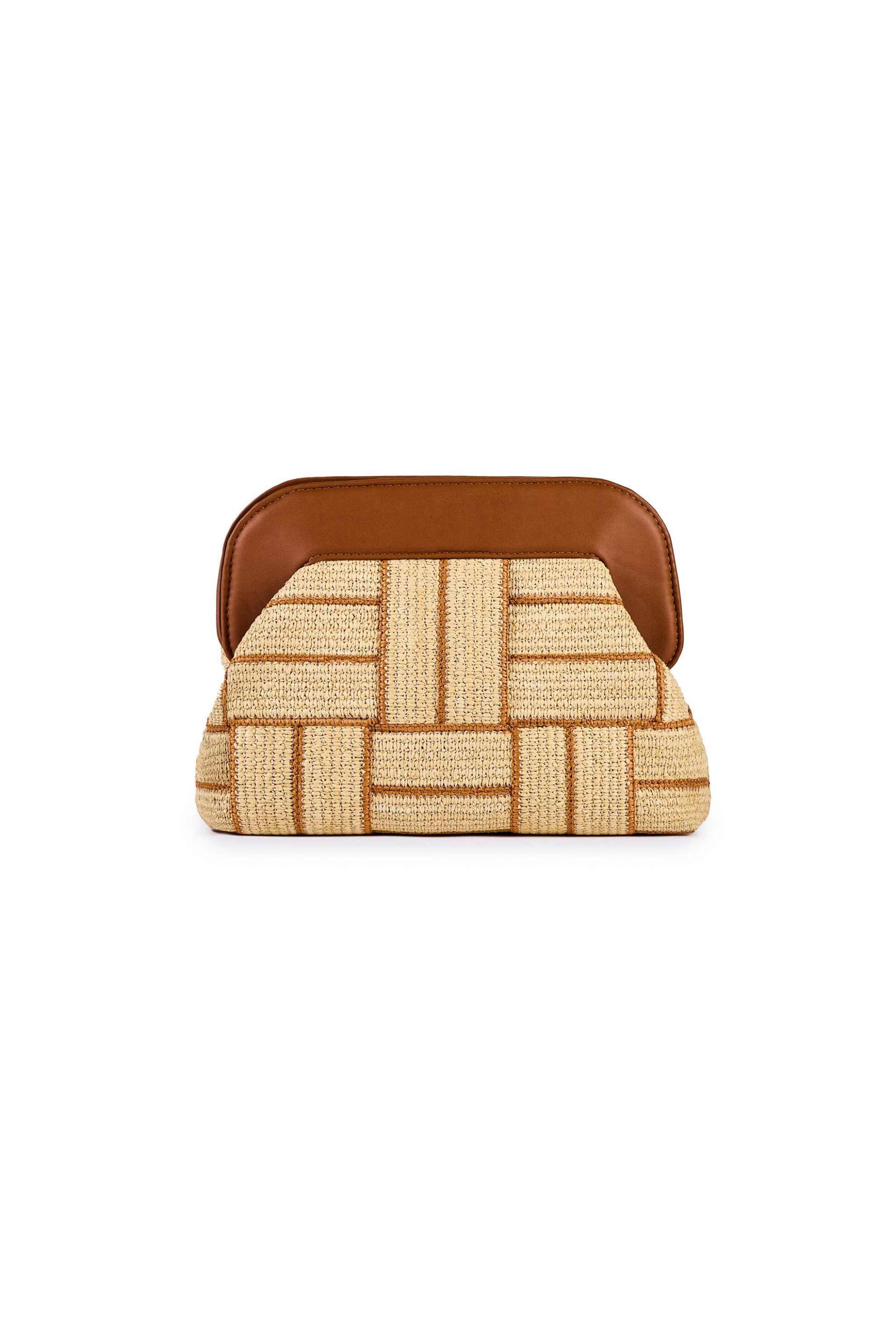 VIAMAILBAG ViaMailBag γυναικεία χειροποίητη τσάντα clutch "Dalia Net" - DALIA/NET/SS25 Ταμπά