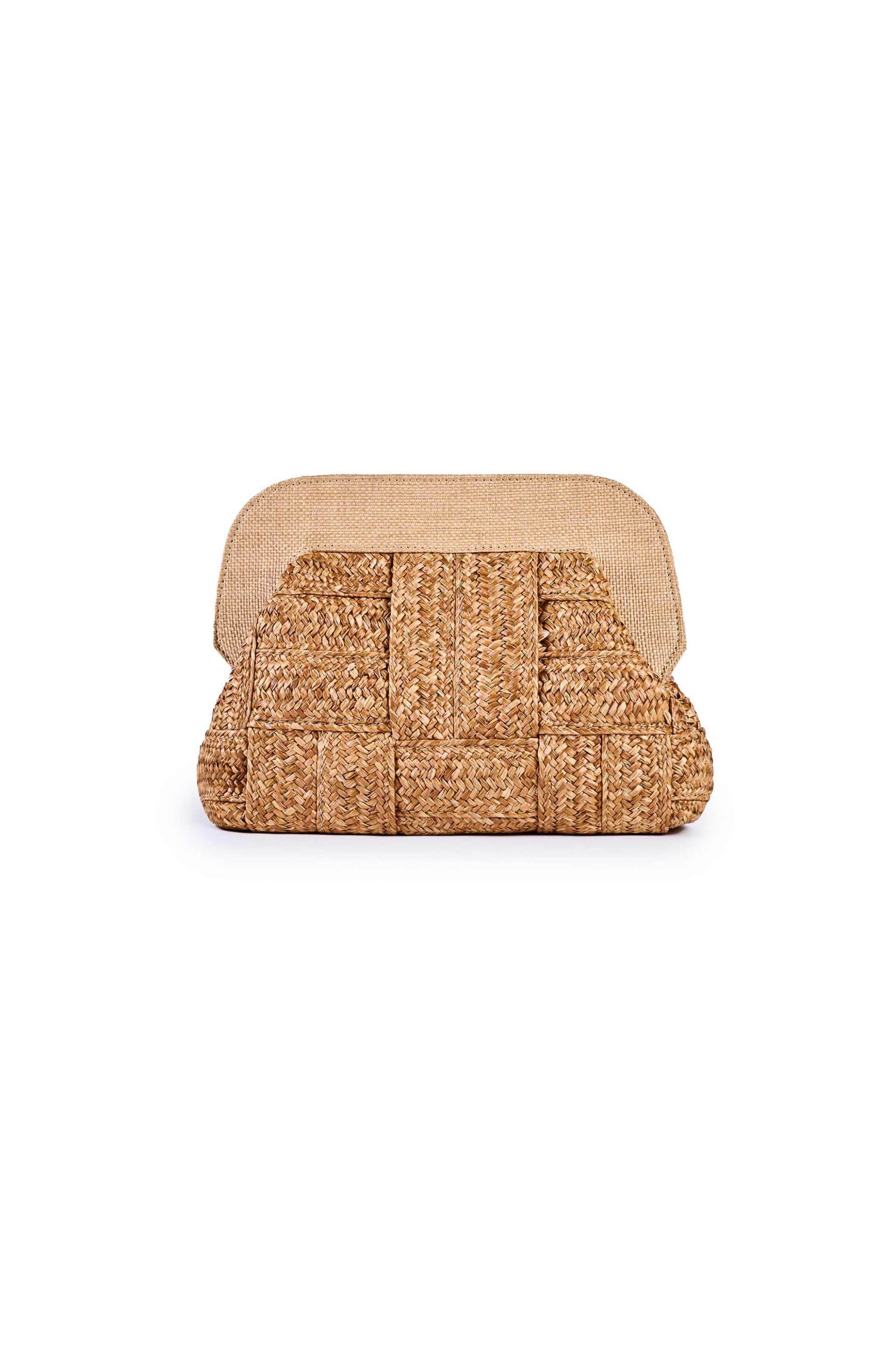 VIAMAILBAG ViaMailBag γυναικεία χειροποίητη τσάντα clutch "Dalia Tape" - DALIA/TAPE/SS25 Μπεζ
