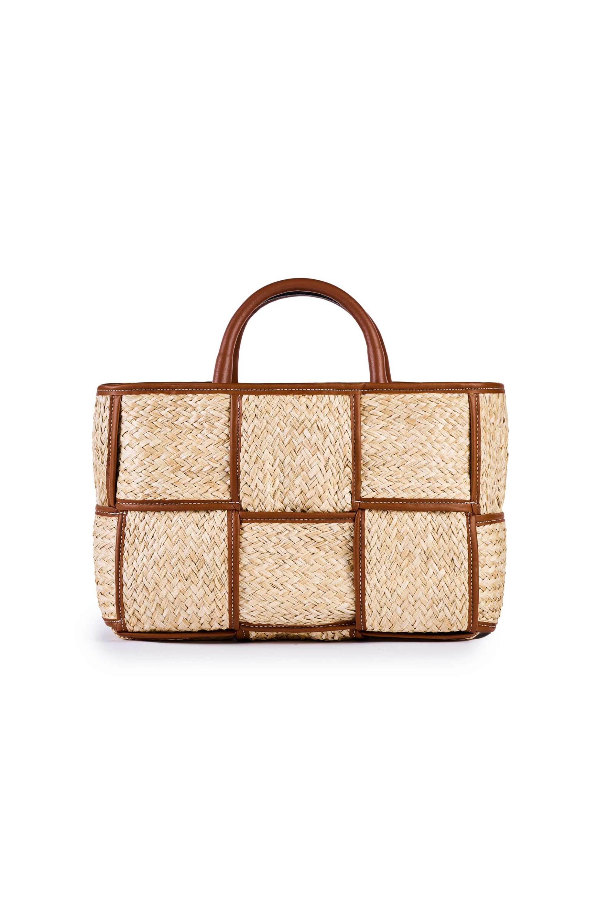 VIAMAILBAG ViaMailBag γυναικεία χειροποίητη τσάντα χειρός "Iris Tape" - IRIS/TAPE/SS25 Μπεζ
