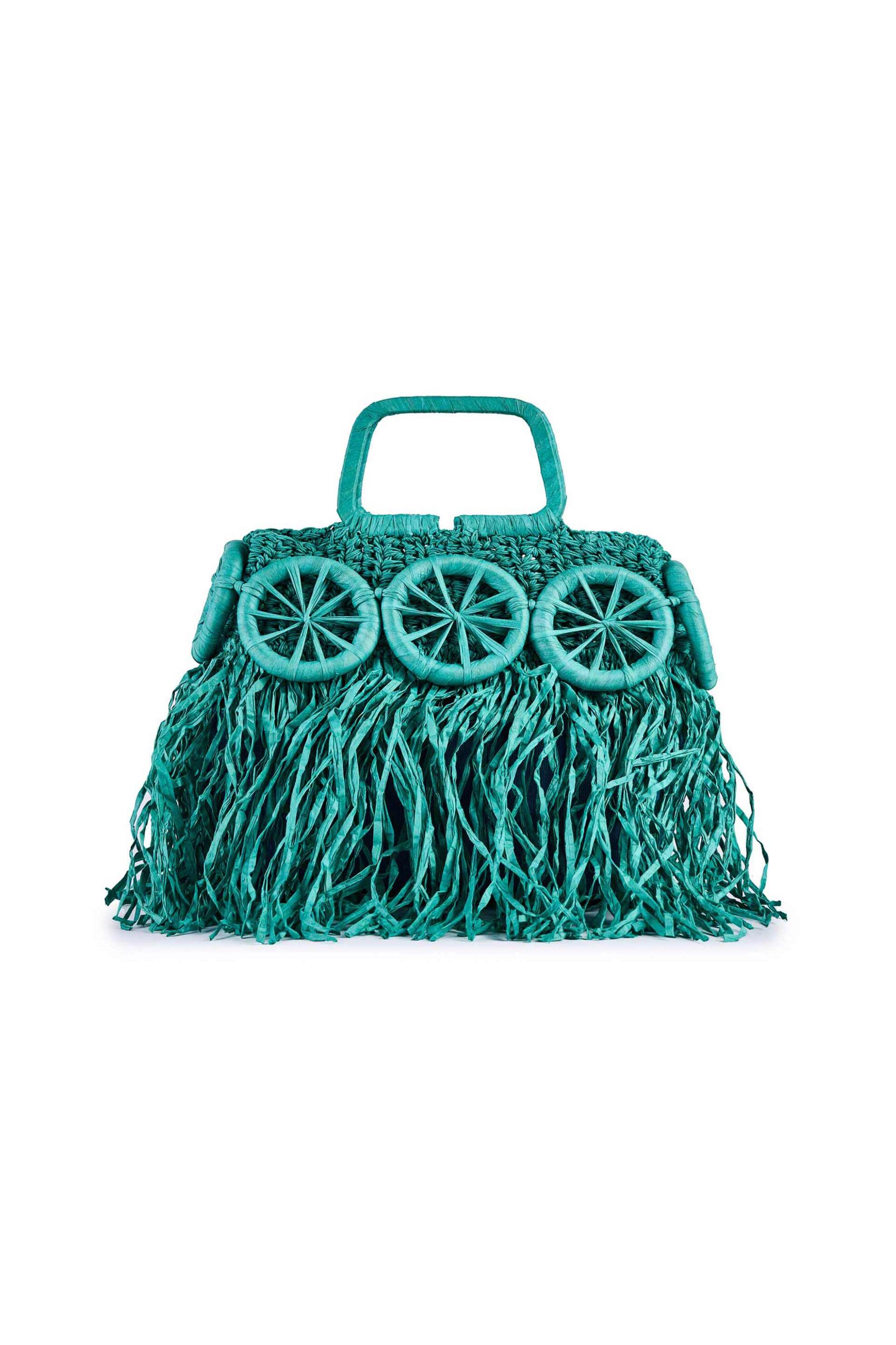 VIAMAILBAG ViaMailBag γυναικεία χειροποίητη τσάντα χειρός "Itaca" - ITACA/SS25 Βεραμάν
