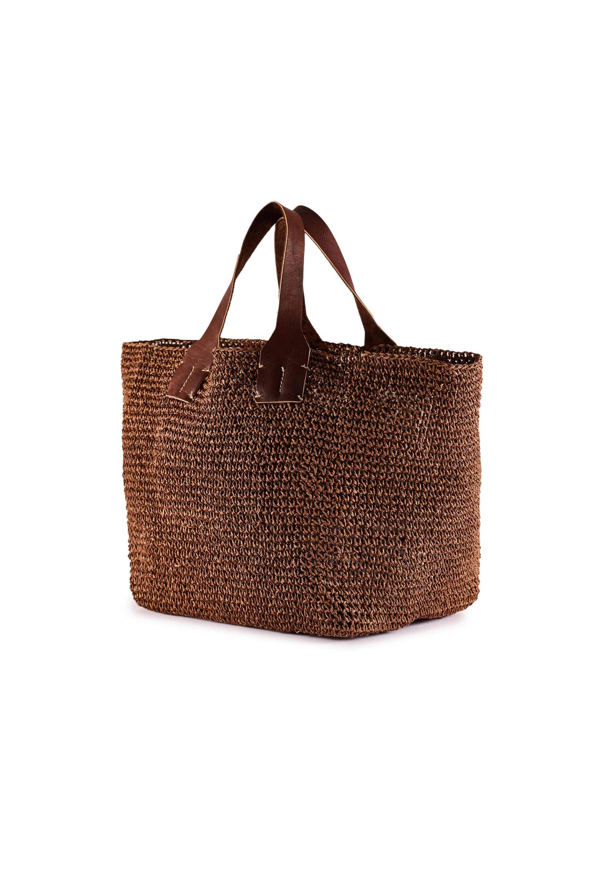 ViaMailBag γυναικεία χειροποίητη τσάντα χειρός "Juan" - JUAN/SS25 Καφέ φωτογραφία