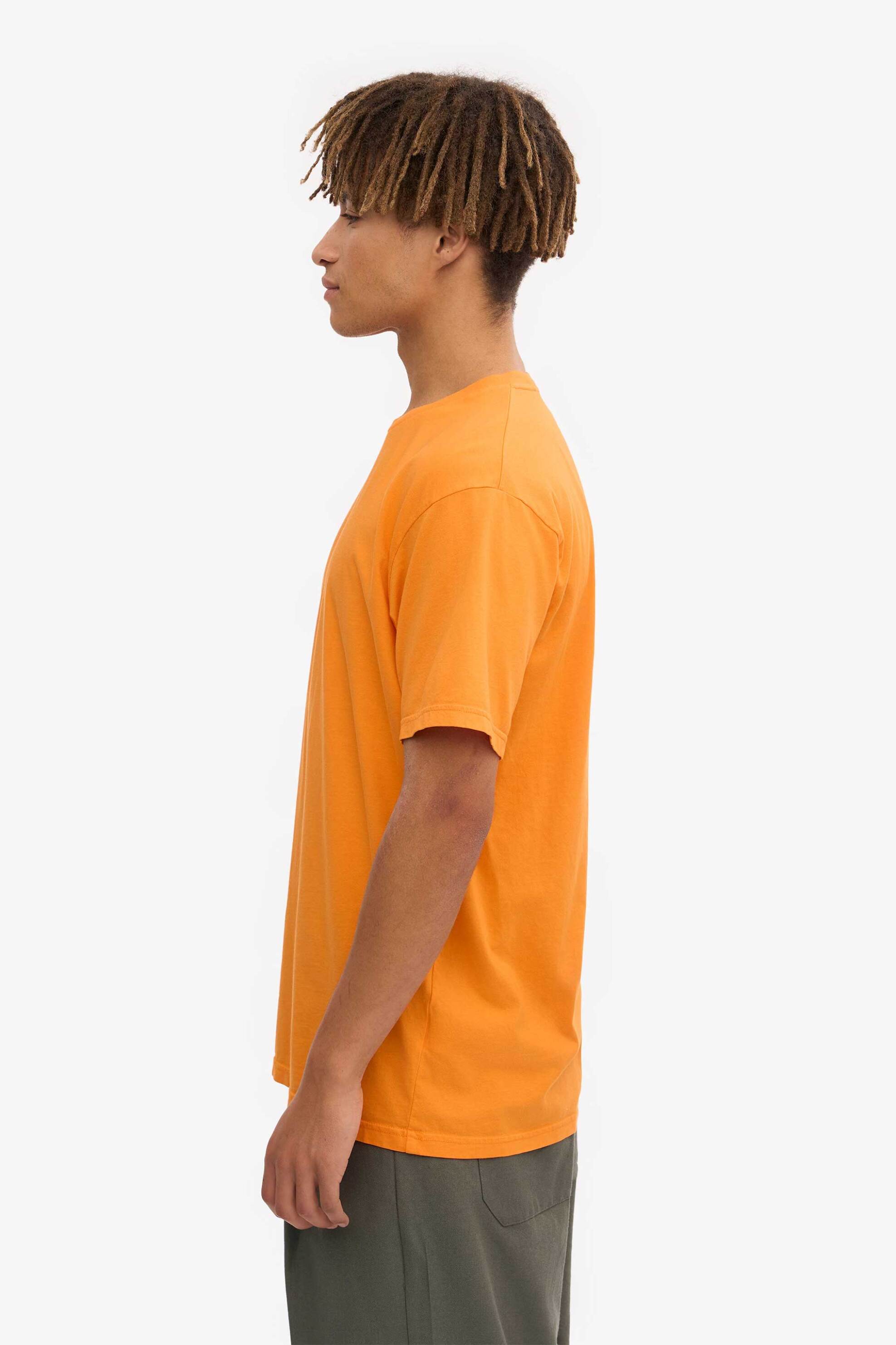 Colorful Standard ανδρικό T-shirt μονόχρωμο Relaxed Fit - CS1001 Πορτοκαλί φωτογραφία