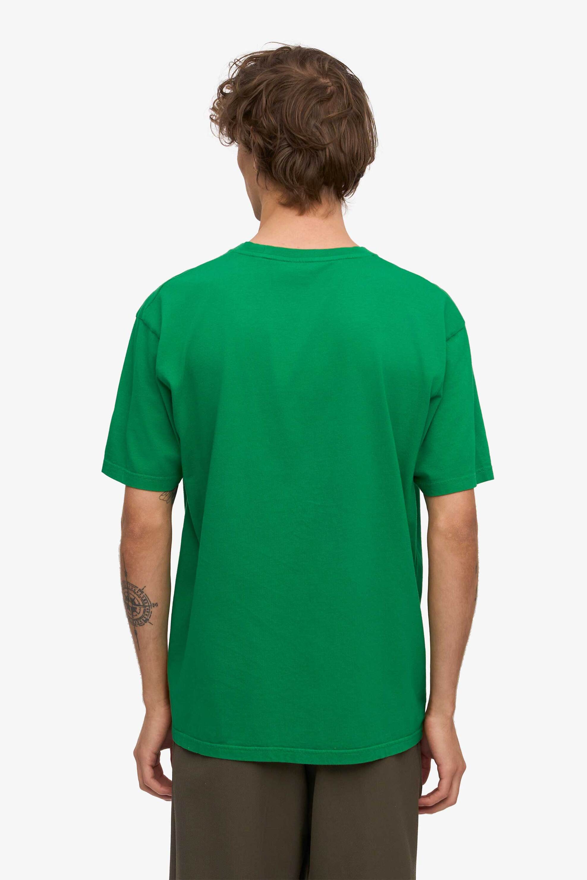 Colorful Standard Ανδρικό T-Shirt Μονόχρωμο Relaxed Fit - Cs1001 Πράσινο