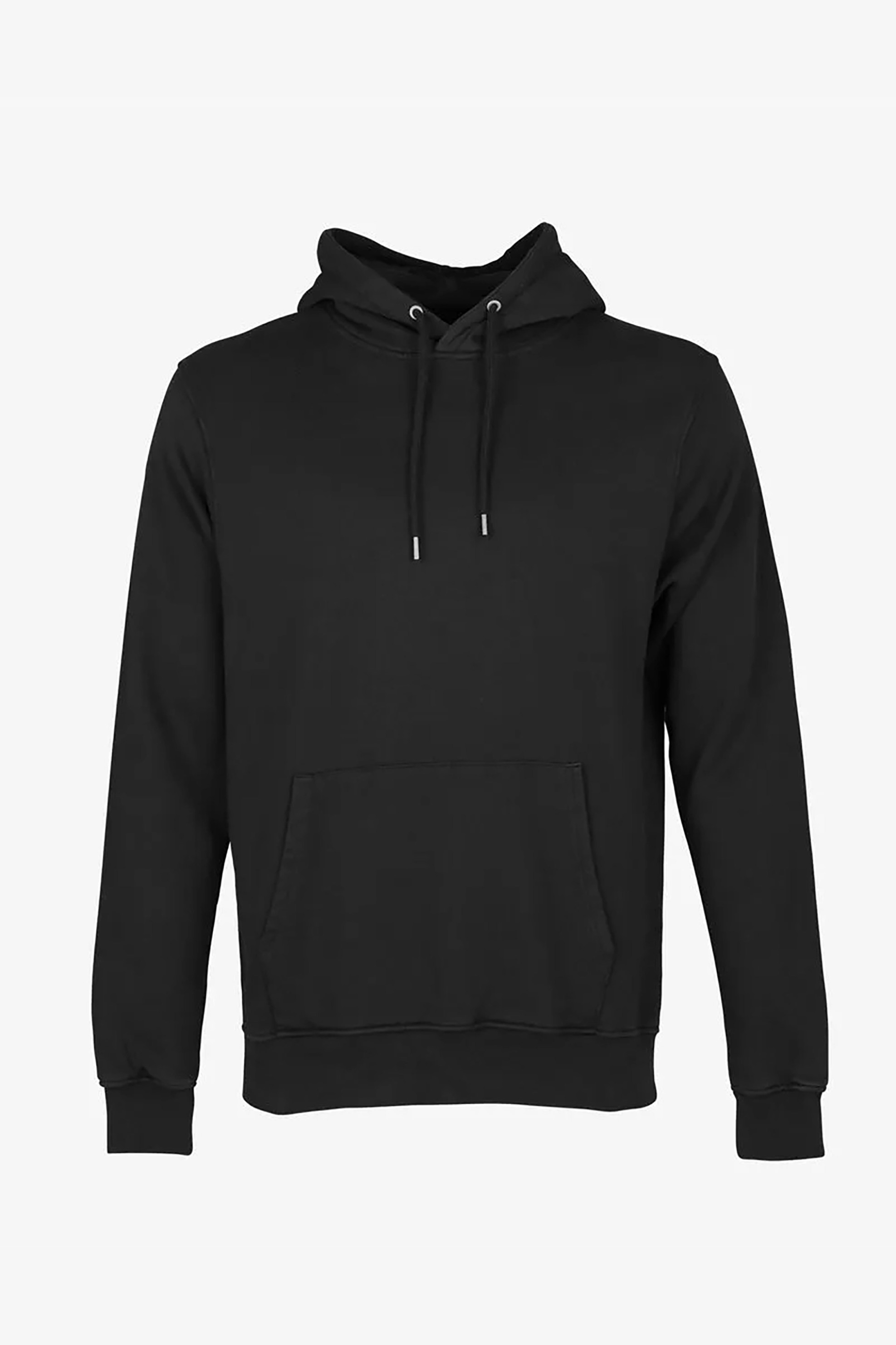 Colorful Standard ανδρική μπλούζα φούτερ μονόχρωμη με κουκούλα Relaxed Fit - CS1006 Μαύρο