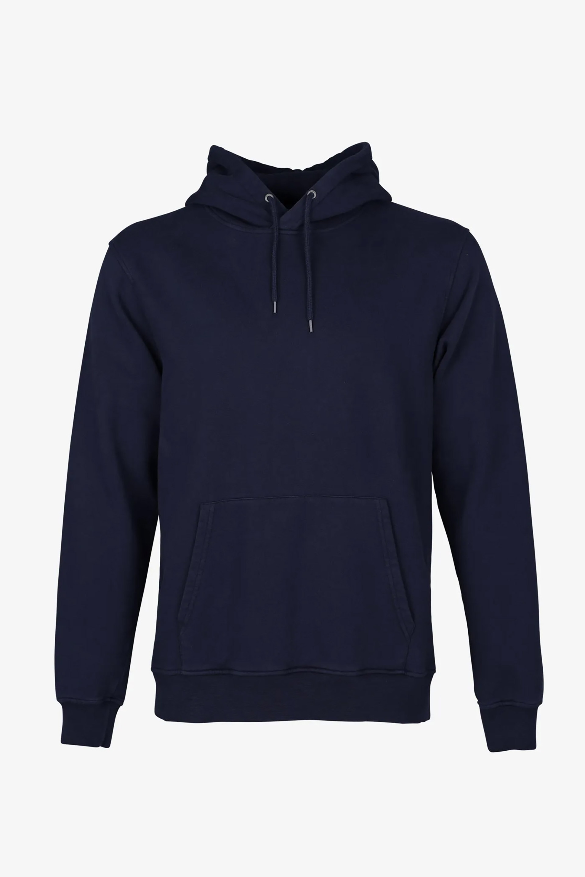 Colorful Standard ανδρική μπλούζα φούτερ μονόχρωμη με κουκούλα Relaxed Fit - CS1006 Μπλε Σκούρο