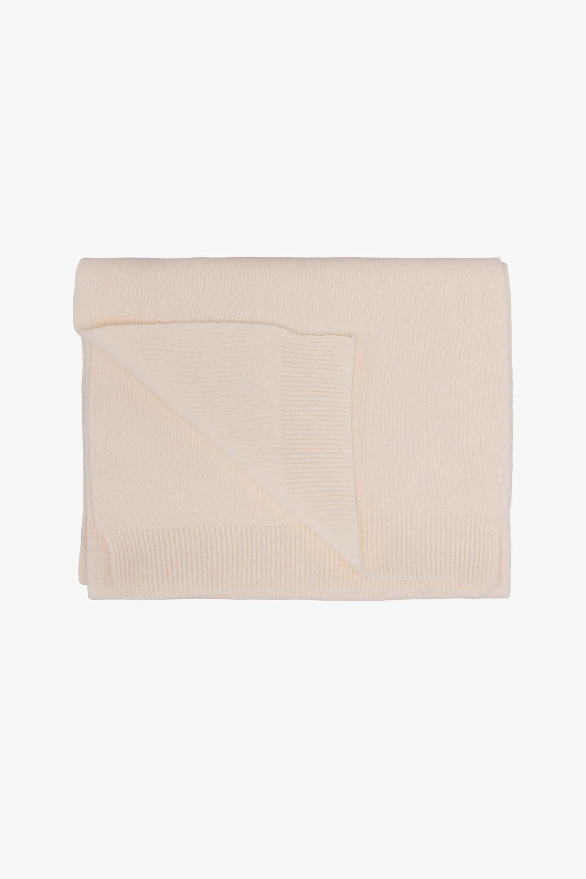 Colorful Standard ανδρικό μάλλινο κασκόλ μονόχρωμο - CS5082 Κρέμ