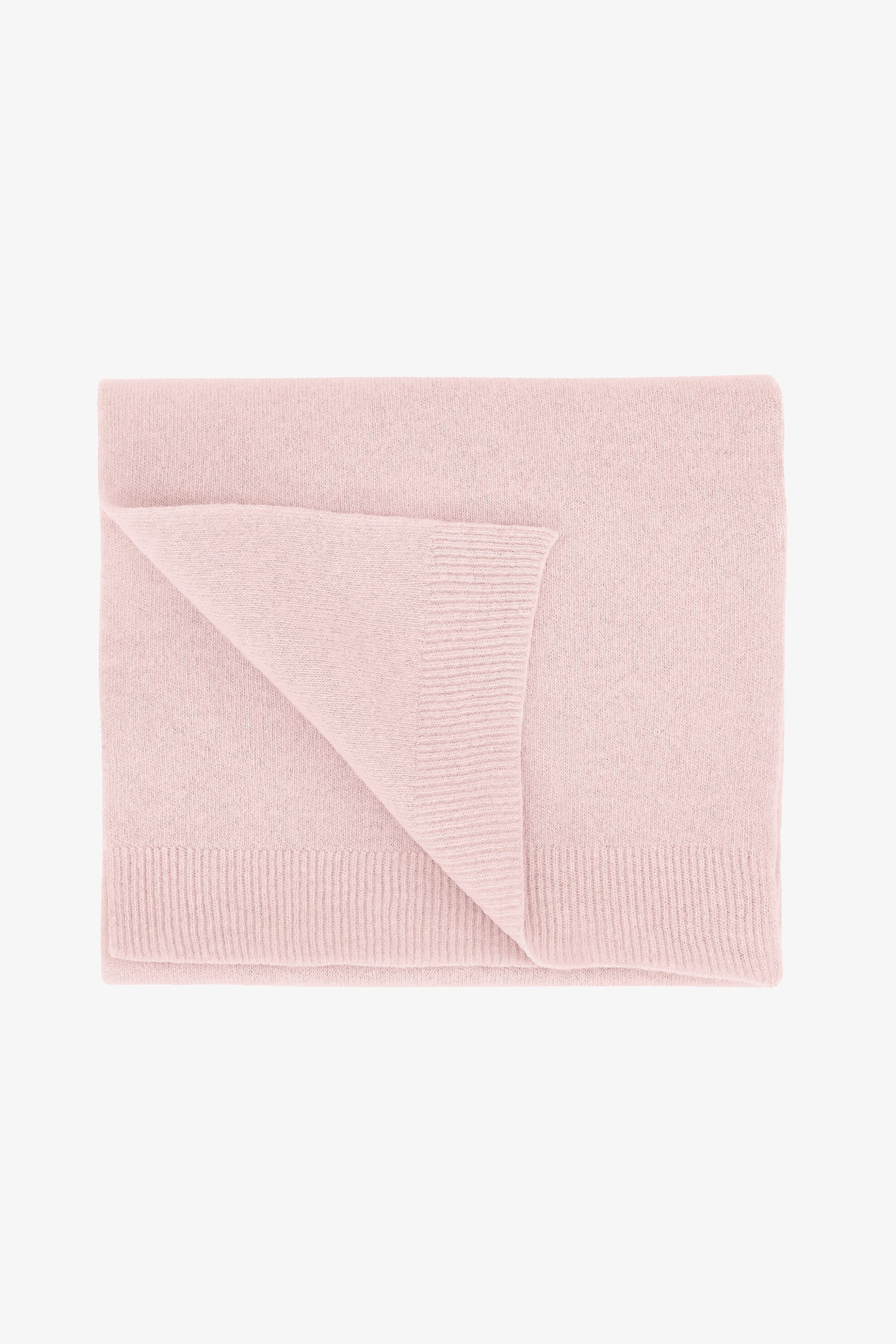 Colorful Standard ανδρικό μάλλινο κασκόλ μονόχρωμο - CS5082 Ροζ Ανοιχτό