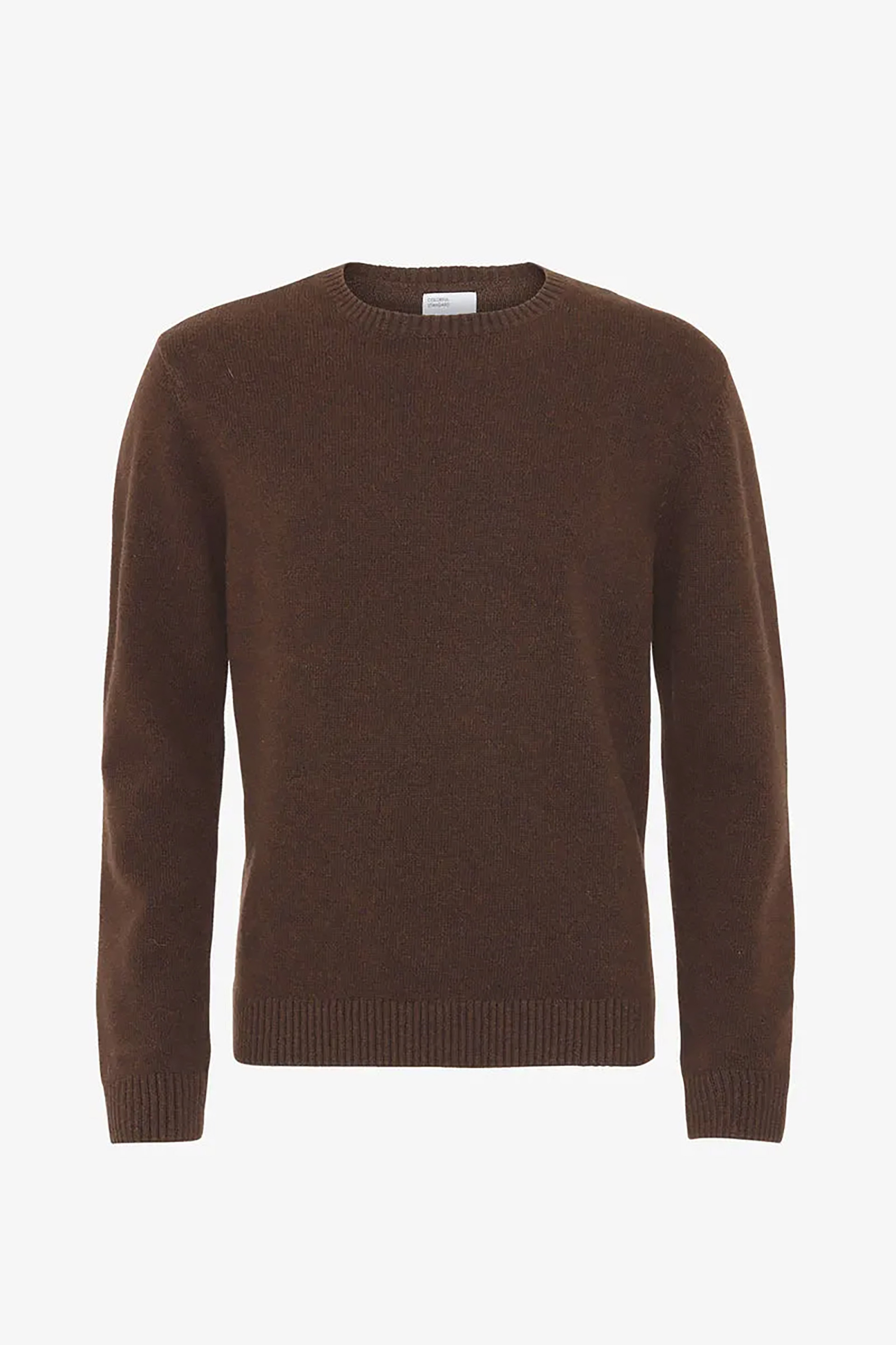 Colorful Standard ανδρική μάλλινη μπλούζα μονόχρωμη Regular Fit - CS5083 Καφέ