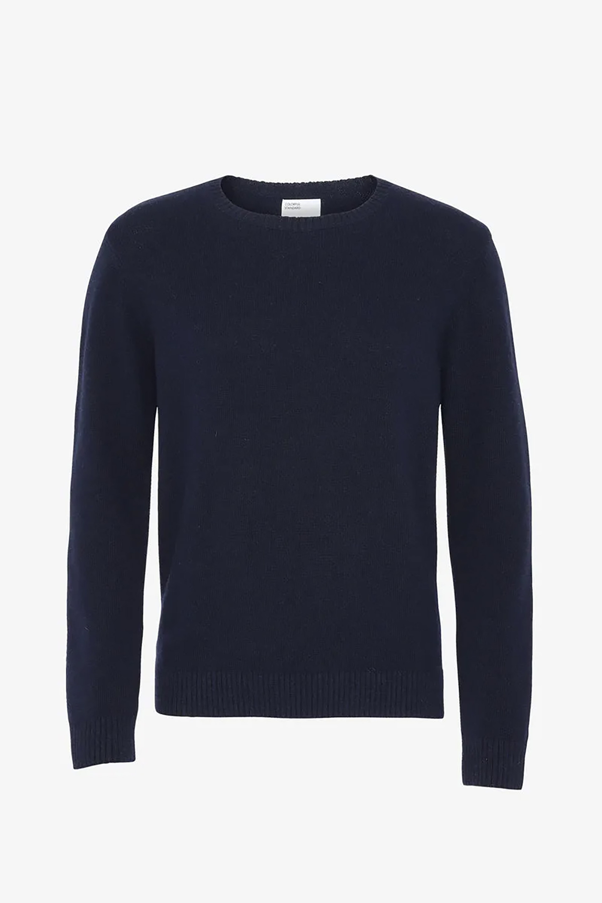 Colorful Standard ανδρική μάλλινη μπλούζα μονόχρωμη Regular Fit - CS5083 Μπλε Σκούρο