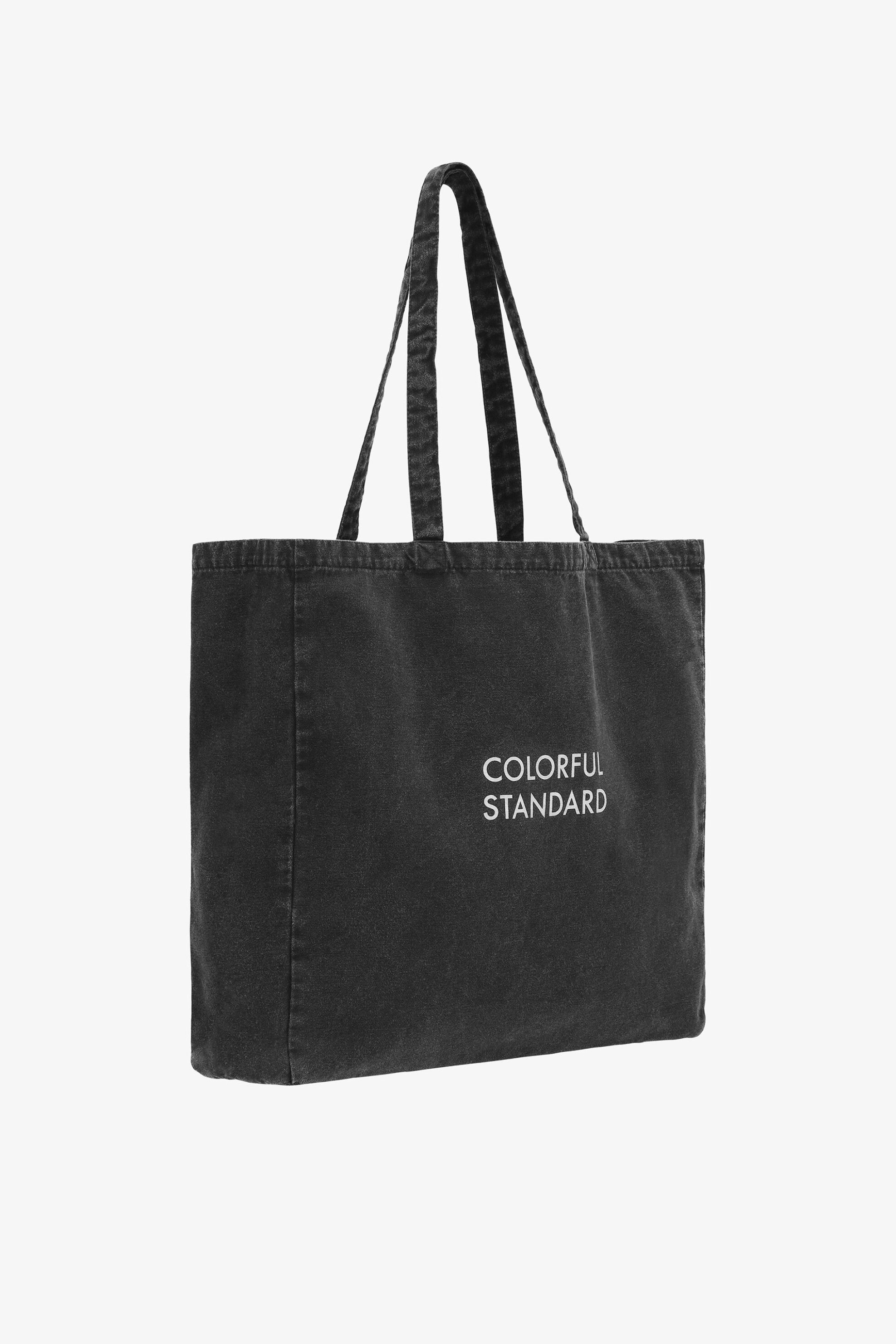 Colorful Standard Unisex Βαμβακερή Τσάντα Tote με Λογότυπο - Cs9056 Μαύρο