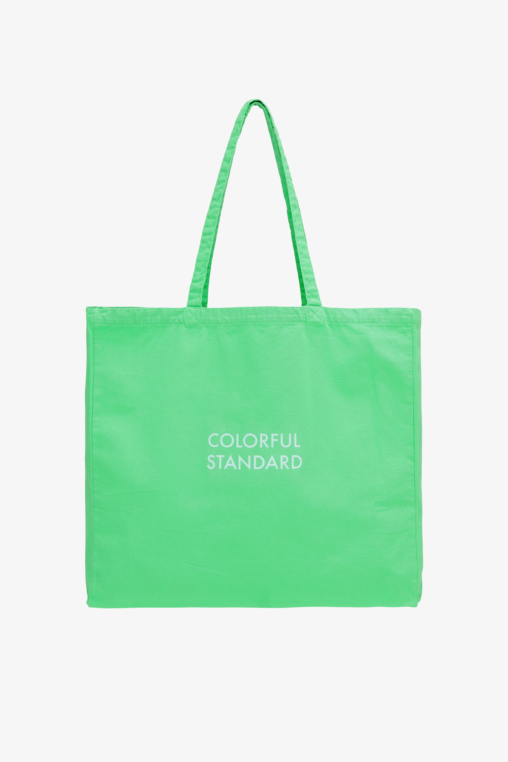 Colorful Standard unisex βαμβακερή τσάντα tote με λογότυπο - CS9056 Πράσινο