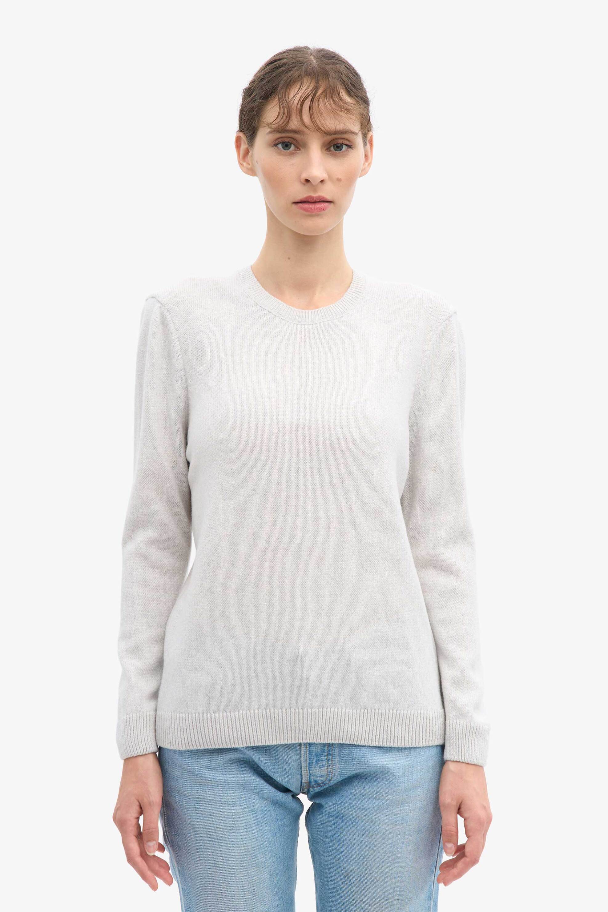 Colorful Standard γυναικεία μάλλινη μπλούζα μονόχρωμη Regular Fit - CS5087 Γκρι