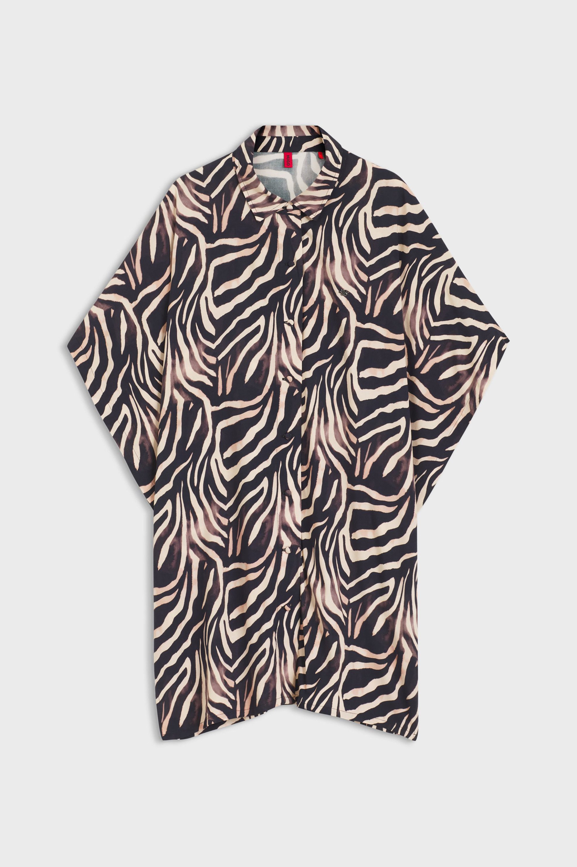 Hugo Boss γυναικείο καφτάνι με print - 50561289 Ασπρόμαυρο φωτογραφία