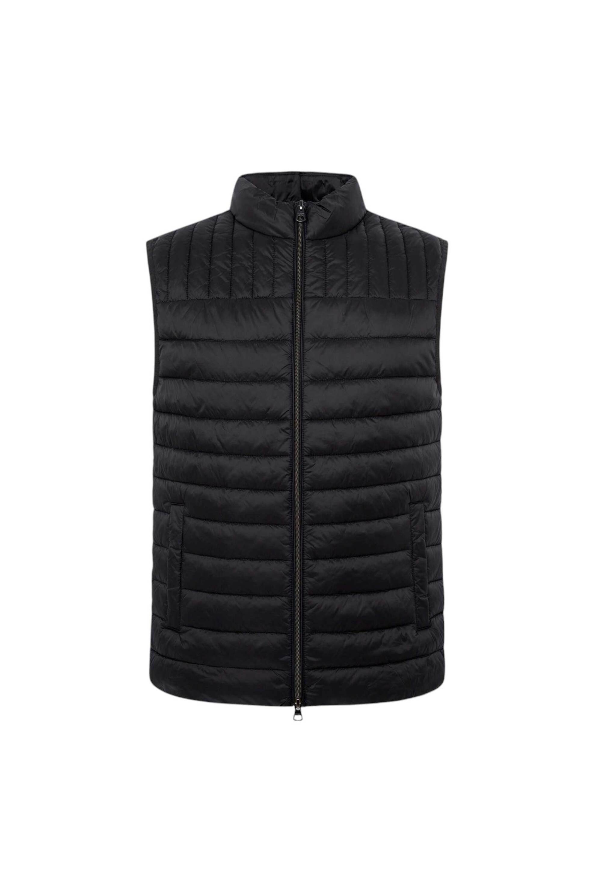 Hackett ανδρικό αμάνικο μπουφάν με καπιτονέ σχέδιο Regular Fit - HM403193 Μαύρο