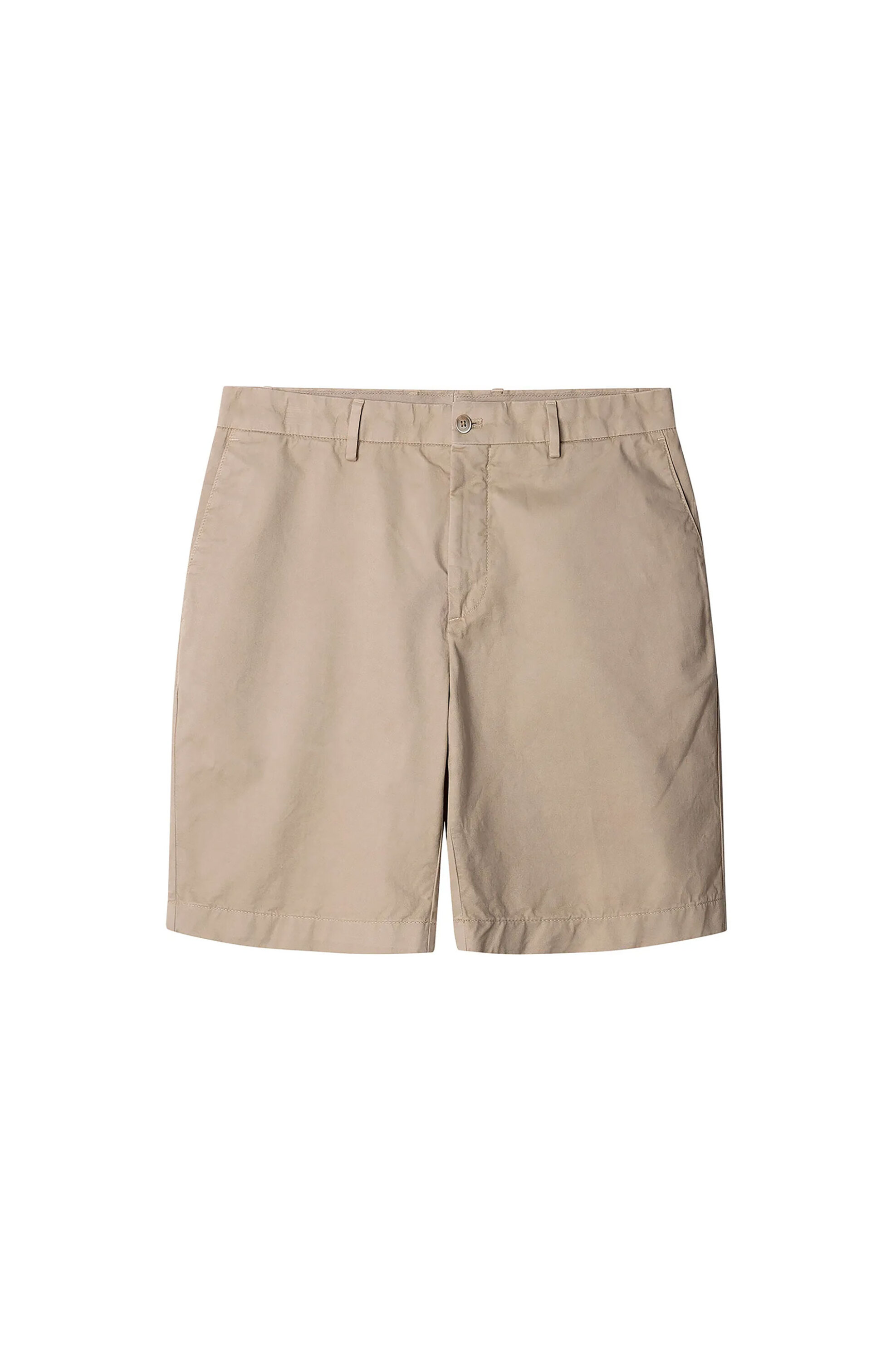 Hackett ανδρική βερμούδα chino μονόχρωμη Classic Fit - HM801328 Μπεζ