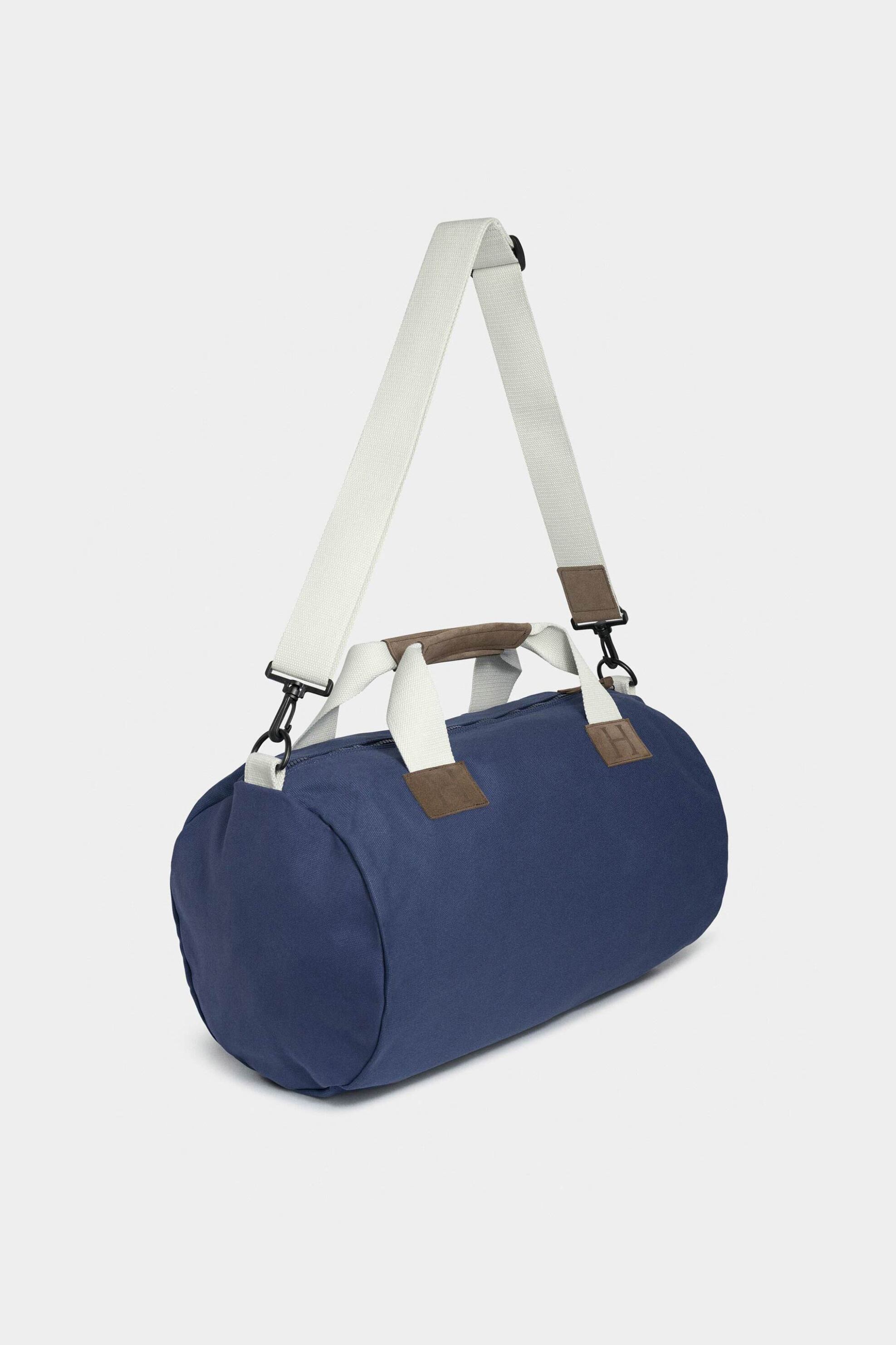 Hackett ανδρικό σακ βουαγιάζ με λογότυπο - HM413585 Μπλε Σκούρο φωτογραφία