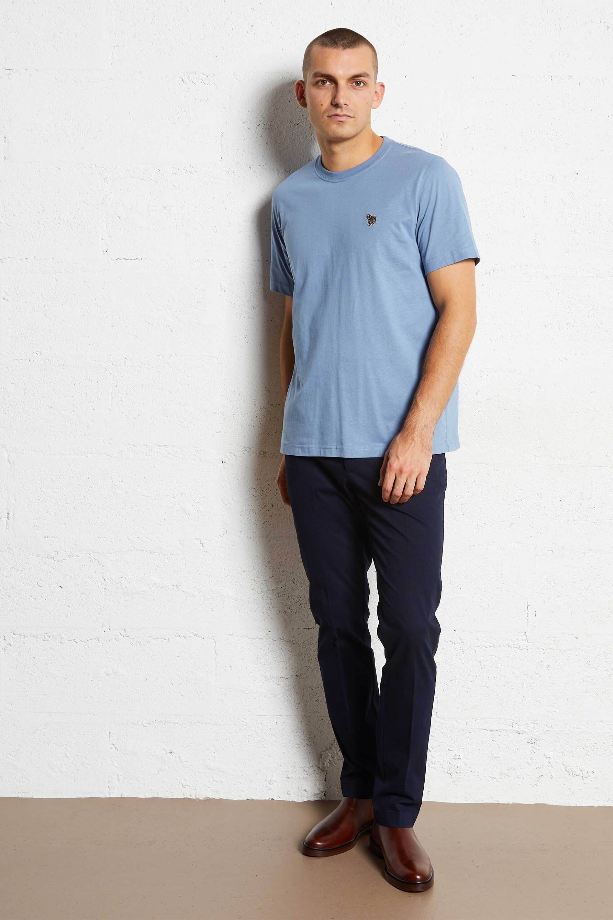 Hackett ανδρικό παντελόνι chino μονόχρωμο Slim Fit - HM2100007R Μπλε Σκούρο