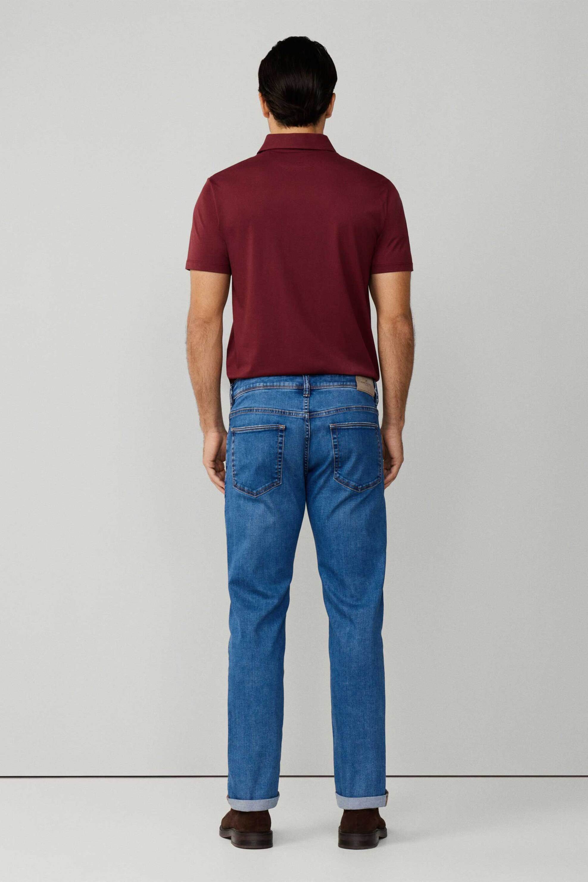 Hackett ανδρικό τζιν παντελόνι πεντάτσεπο Slim Fit - HM212709R Denim Blue φωτογραφία