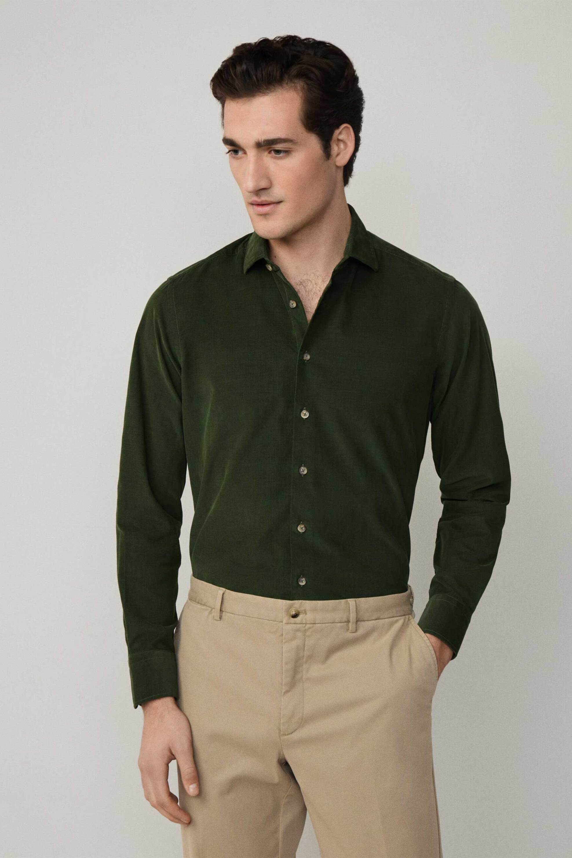 Ανδρικά πουκάμισα casual σε πρασινο