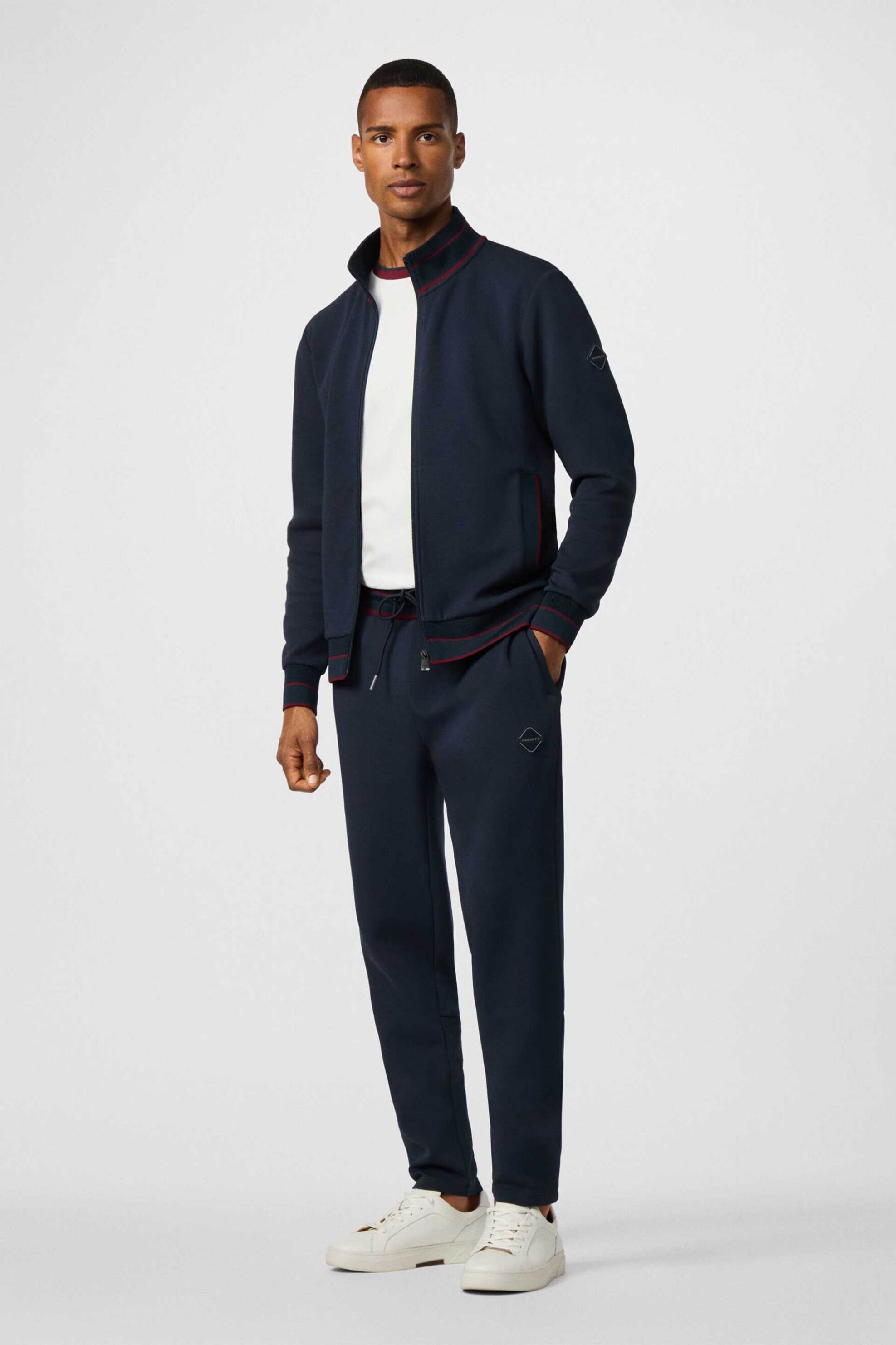 Hackett ανδρικόπ νατελόνι φόρμας μονόχρωμο "Manor" - HM5800026 Μπλε Σκούρο