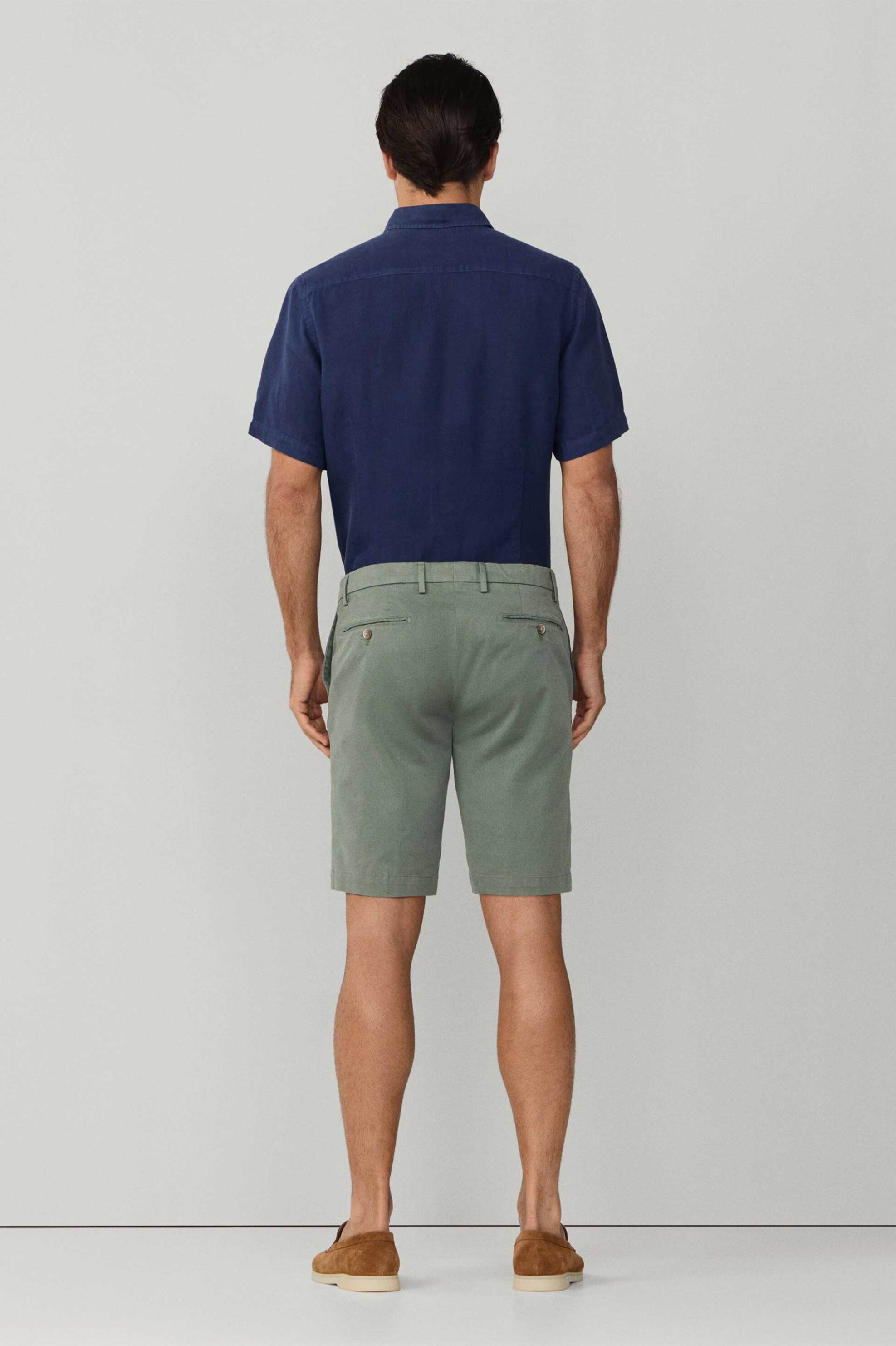 Hackett ανδρική βερμούδα chino Slim Fit - HM8000017 Πράσινο φωτογραφία